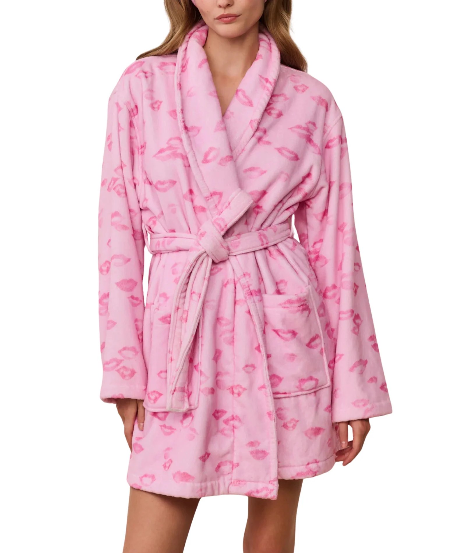 Love Shack Fancy Women Bubblegum Valentine Indie Robe - Image 3