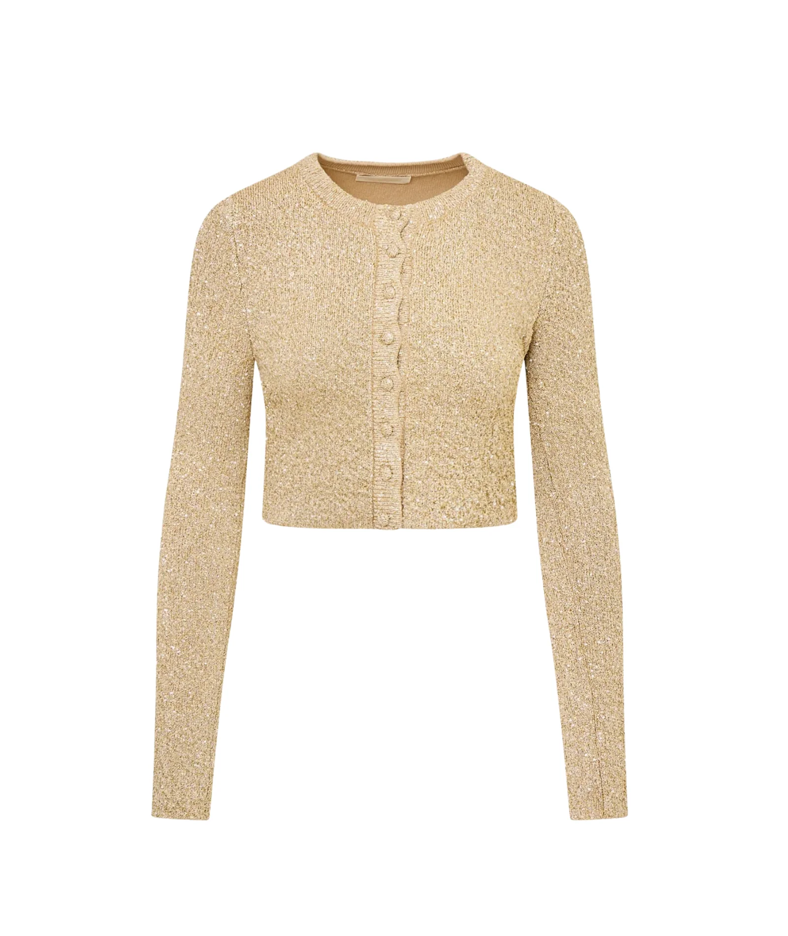 Love Shack Fancy Women Ferra Cardigan Honey Gold - Image 8