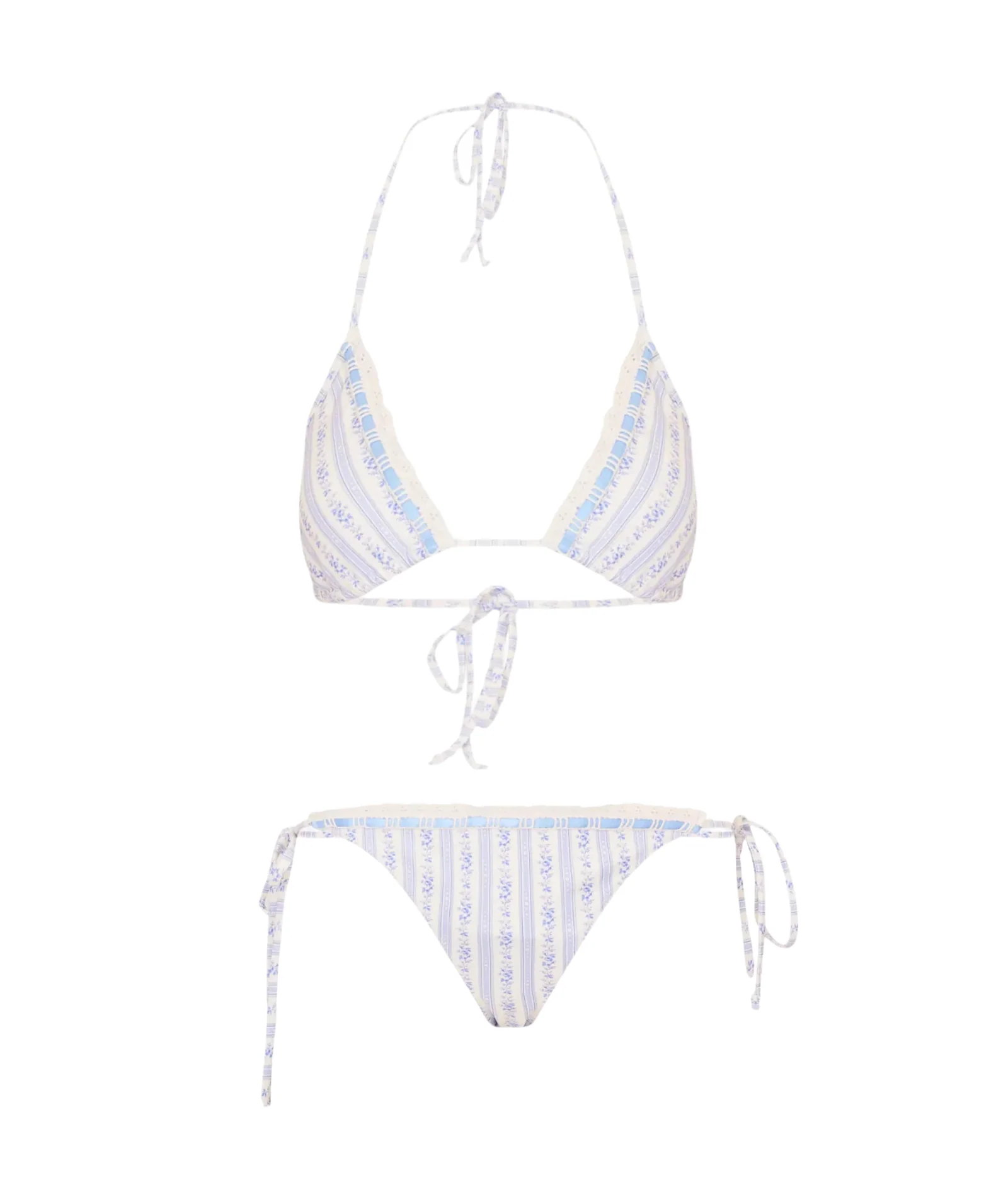 Love Shack Fancy Women Harbor Bikini Denim Sky - Image 2