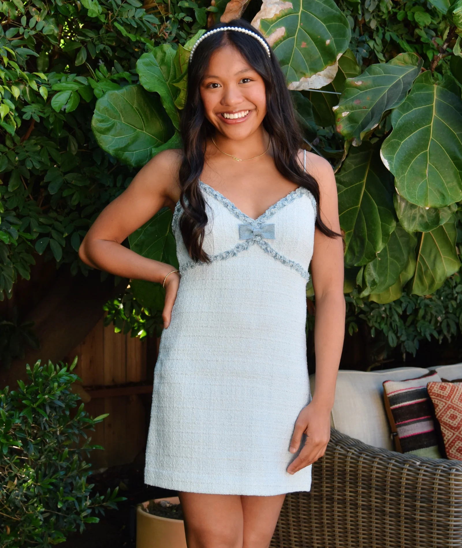 Love Shack Fancy Women Novara Dress Wild River - Image 2
