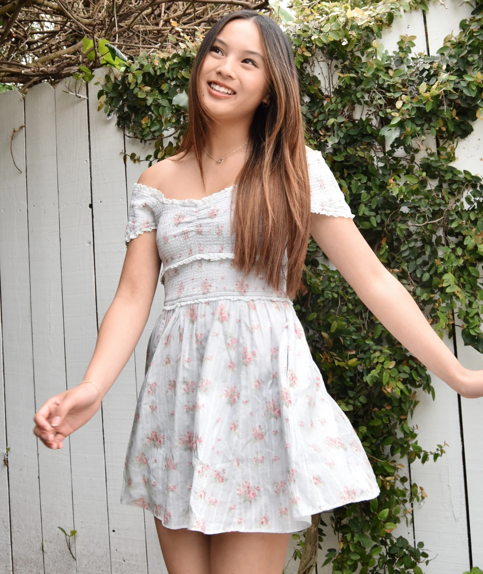 Love Shack Fancy Women Siona Dress Skylight Blue - Image 3