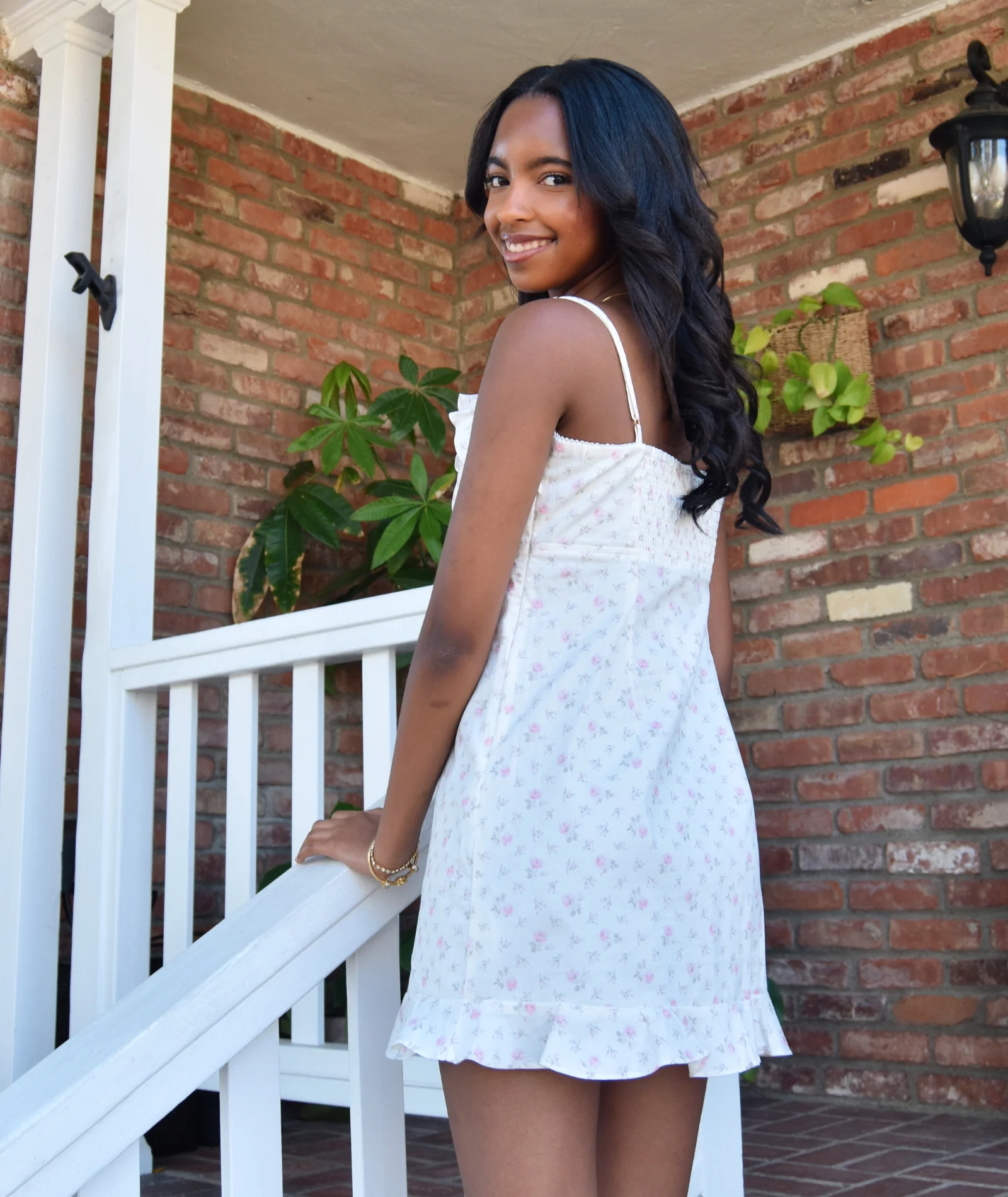 Love Shack Fancy Women Stephania Dress Sunwashed Ivory - Image 3