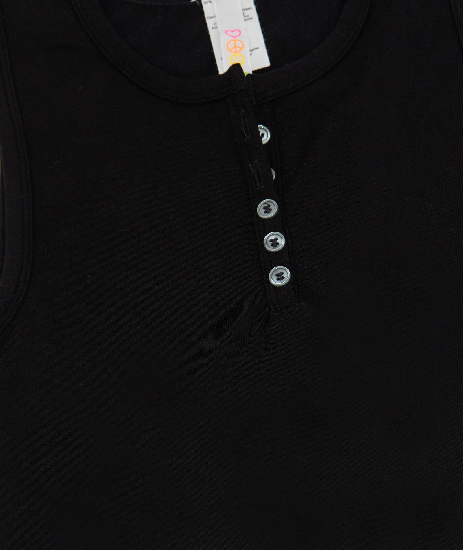 Ari Seamless Button Tank - Image 3