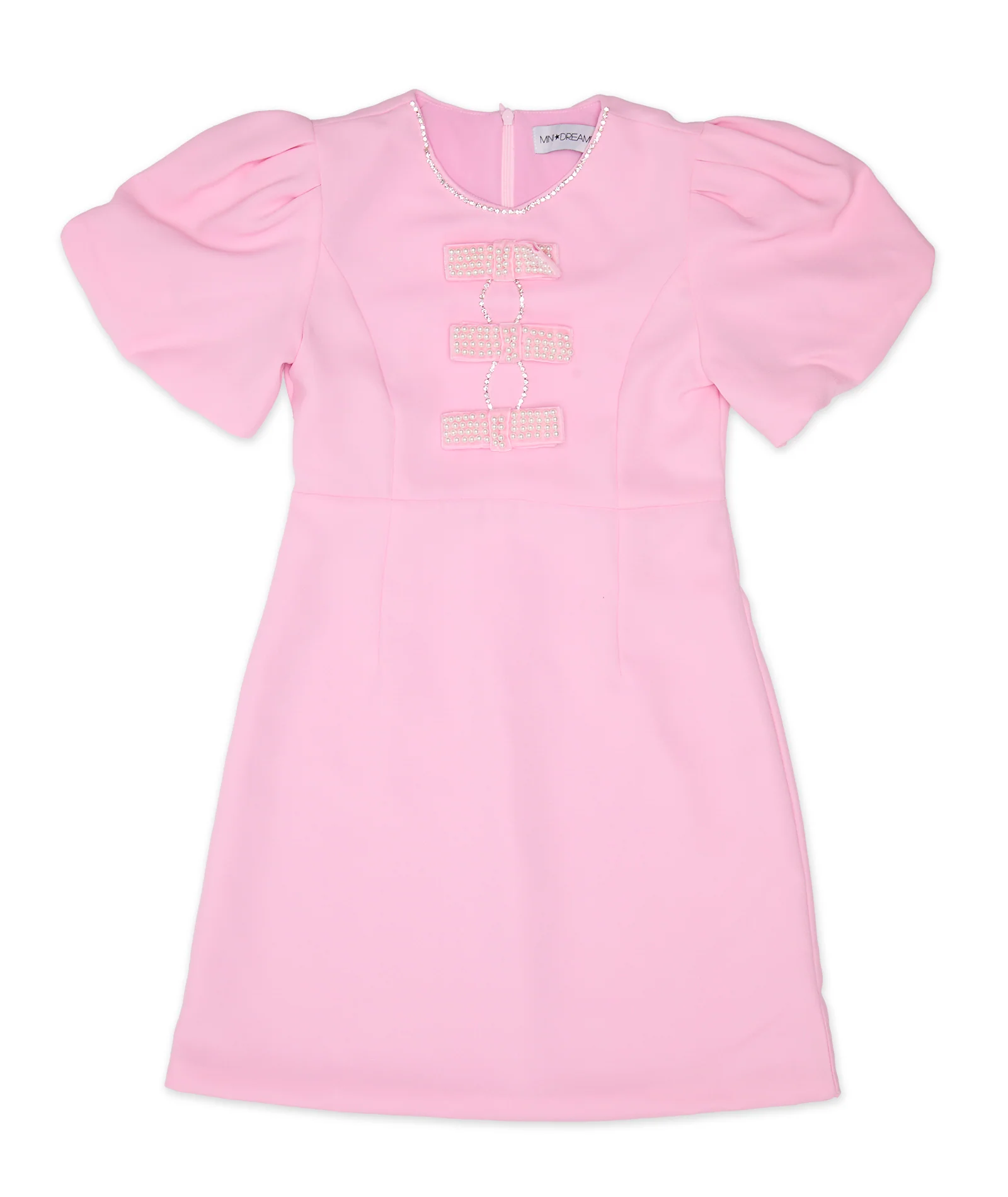 Mini Dreamers Girls Angie Bow Dress - Image 5