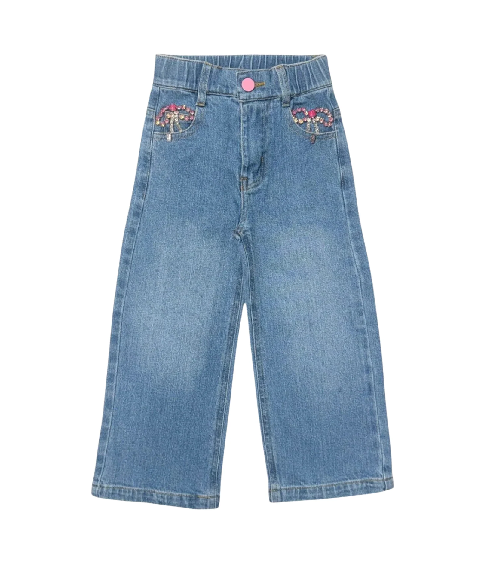 Mini Dreamers Girls Hailey Bow Jeans - Image 5