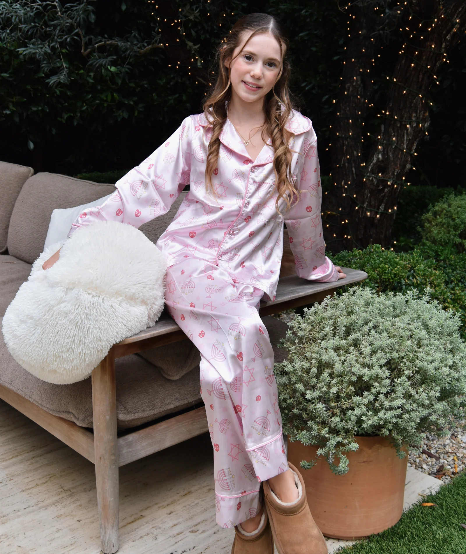 Mini Dreamers Girls Hanukkah Silky Set - Image 2