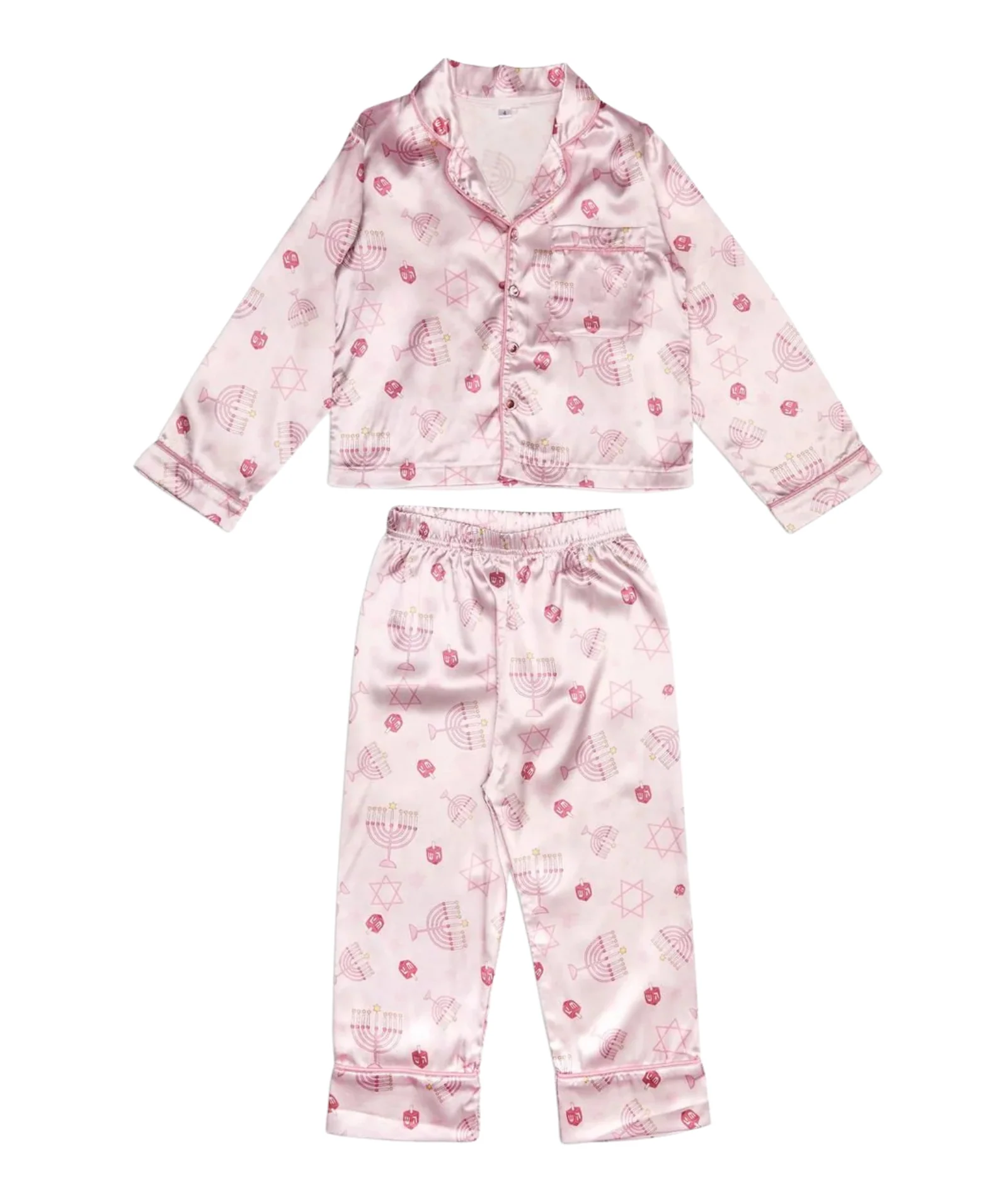 Mini Dreamers Girls Hanukkah Silky Set - Image 4