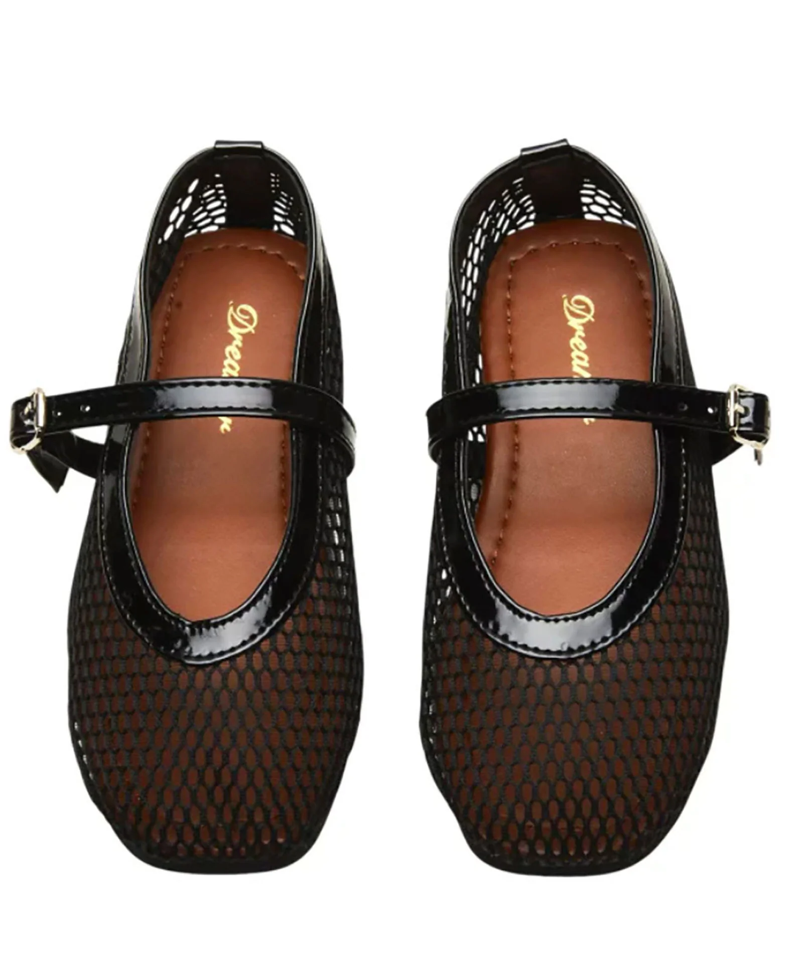 Mini Dreamers Girls Lala Mesh Ballet Flats - Image 3