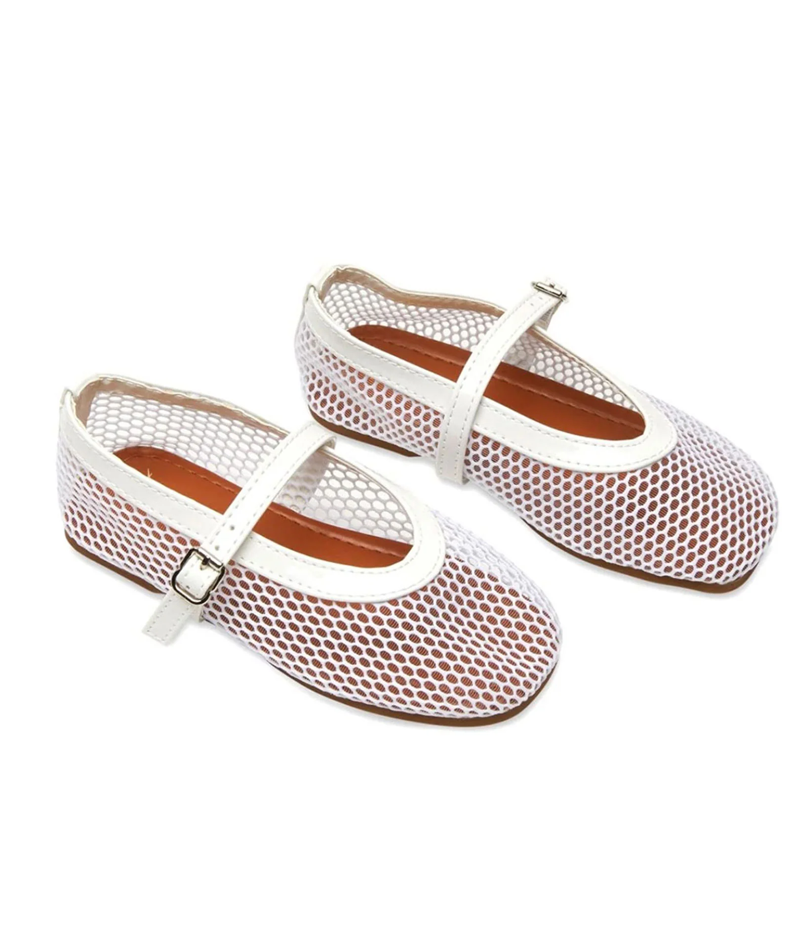 Mini Dreamers Girls Lala Mesh Ballet Flats - Image 5