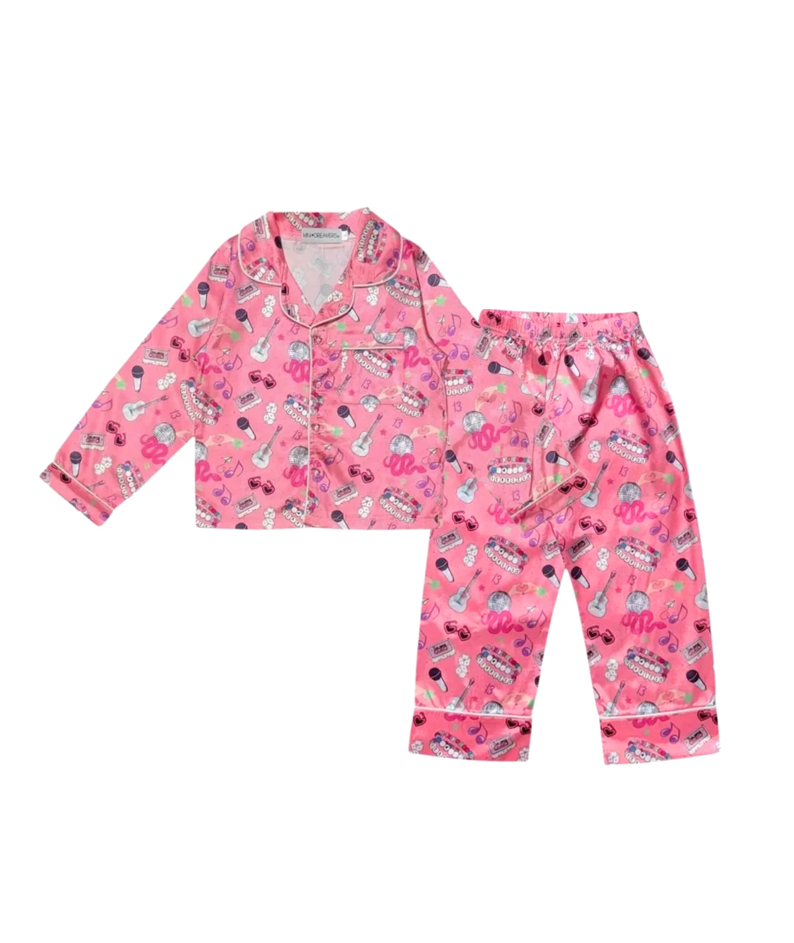 Mini Dreamers Girls Tay Tay Showgirl Silky Set - Image 4