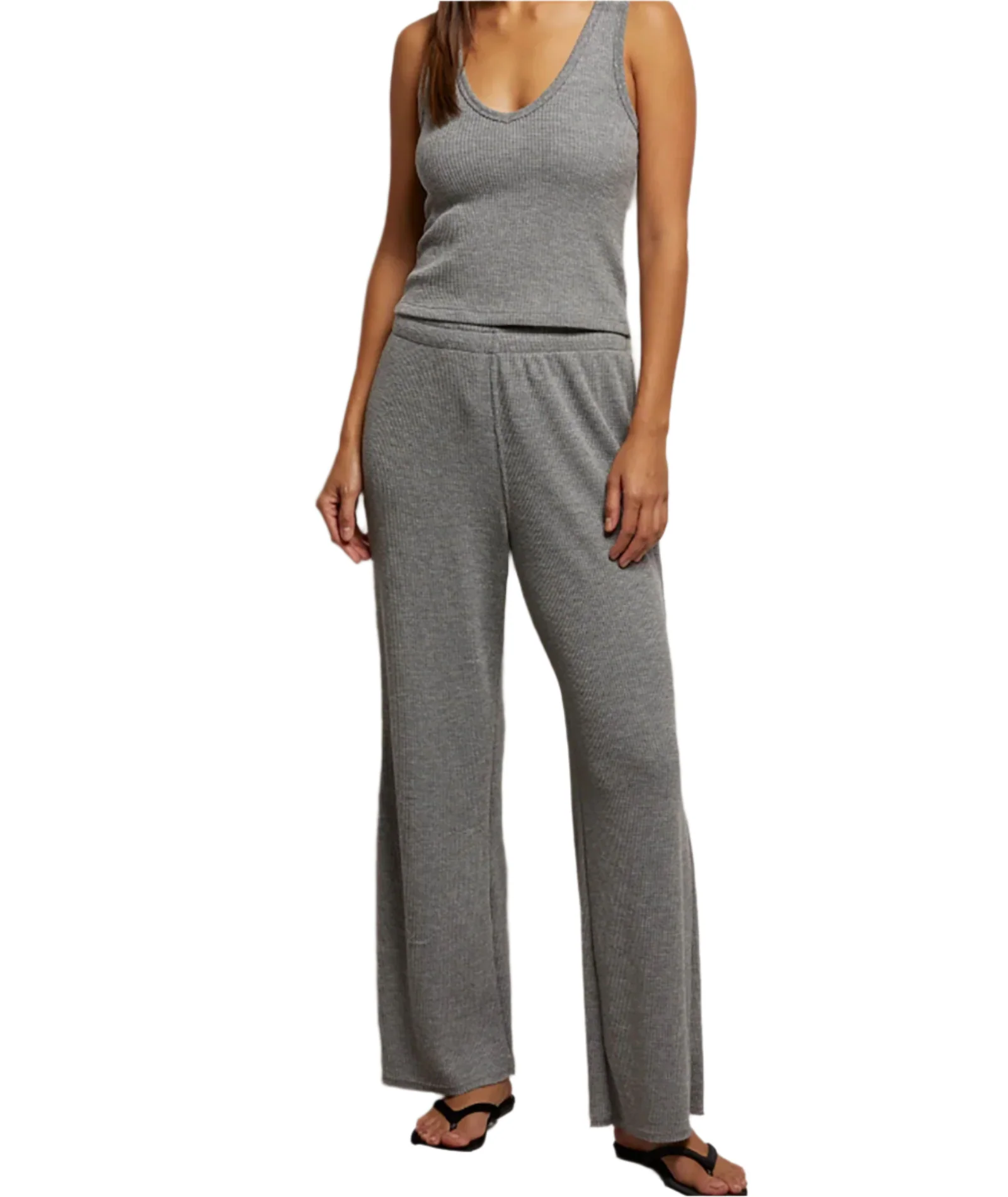 Perfect White Tee Women Shane Waffle Pants - Image 2