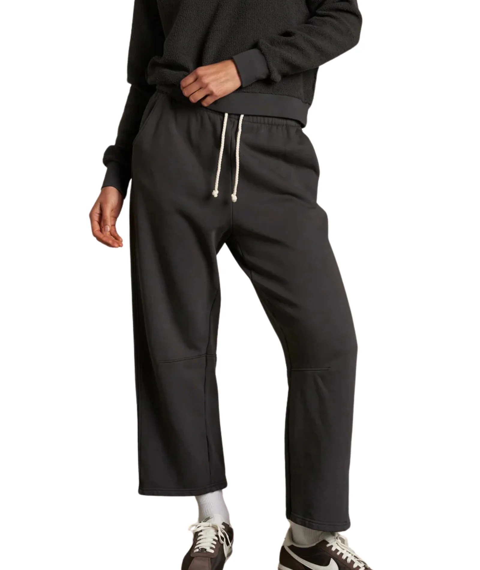 Perfect White Tee Women Fallon Fleece Barrel Pants - Image 3
