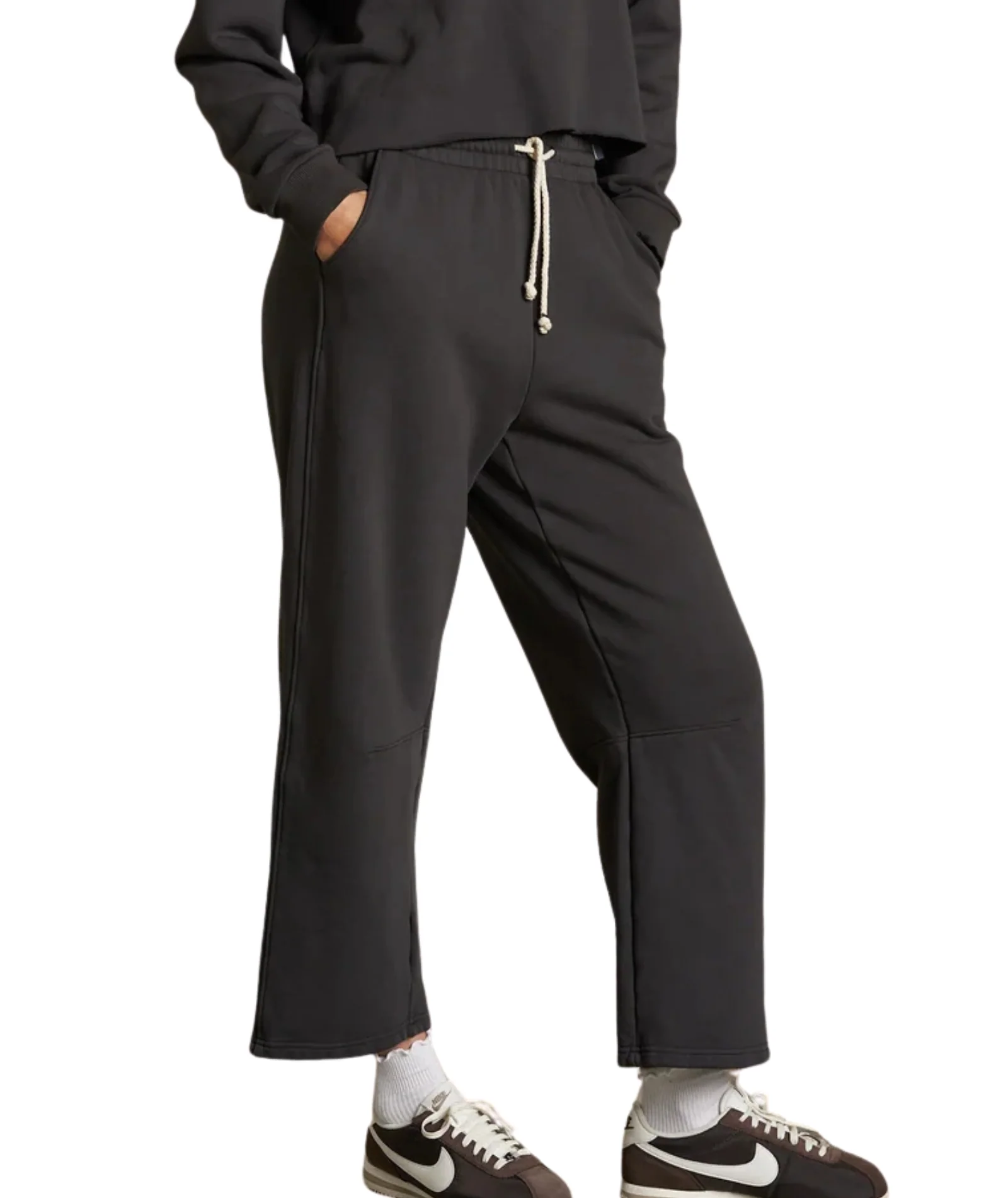 Perfect White Tee Women Fallon Fleece Barrel Pants - Image 4