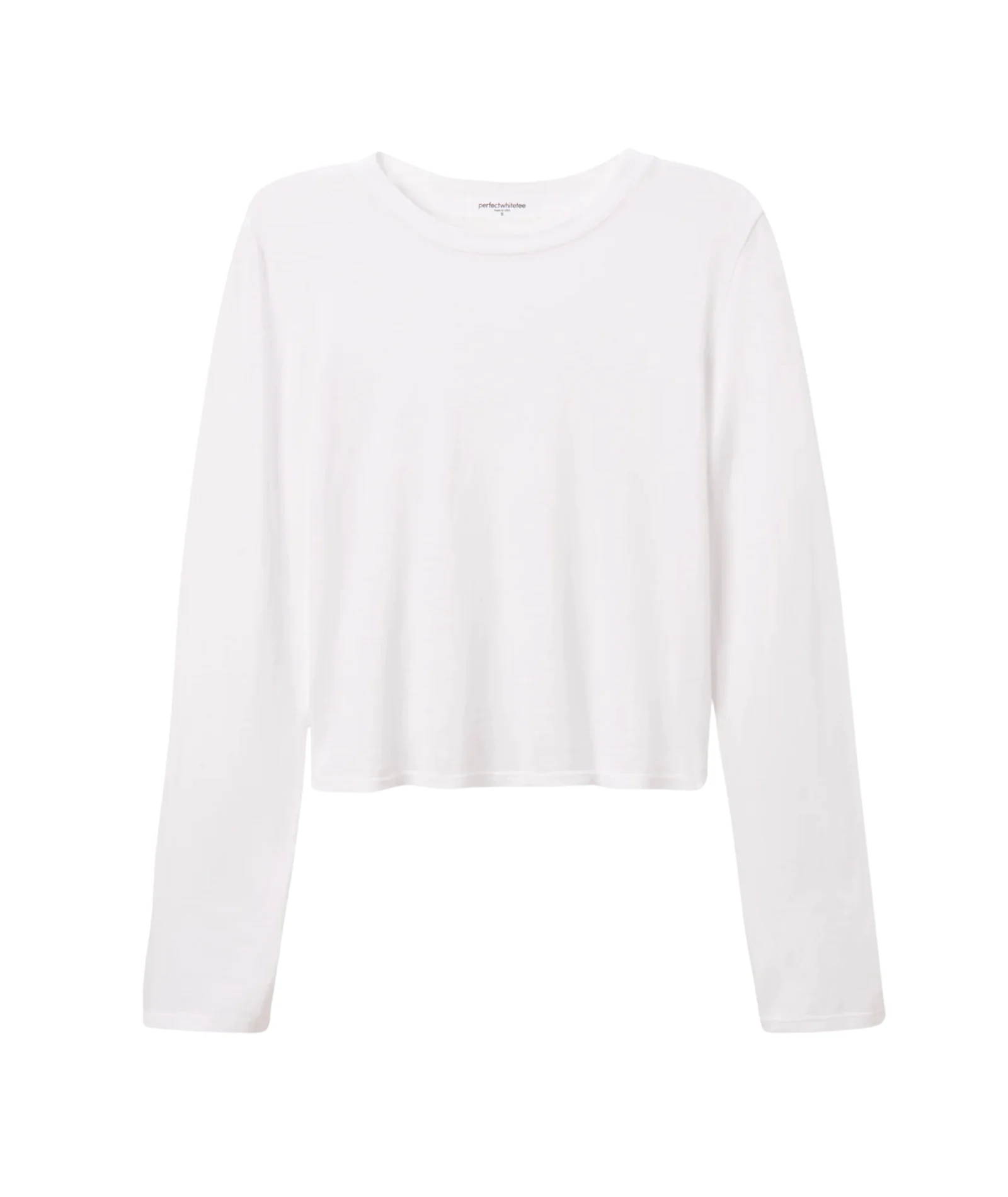 Perfect White Tee Women Jamie Recycled Cotton Long Sleeve Tee - Image 6