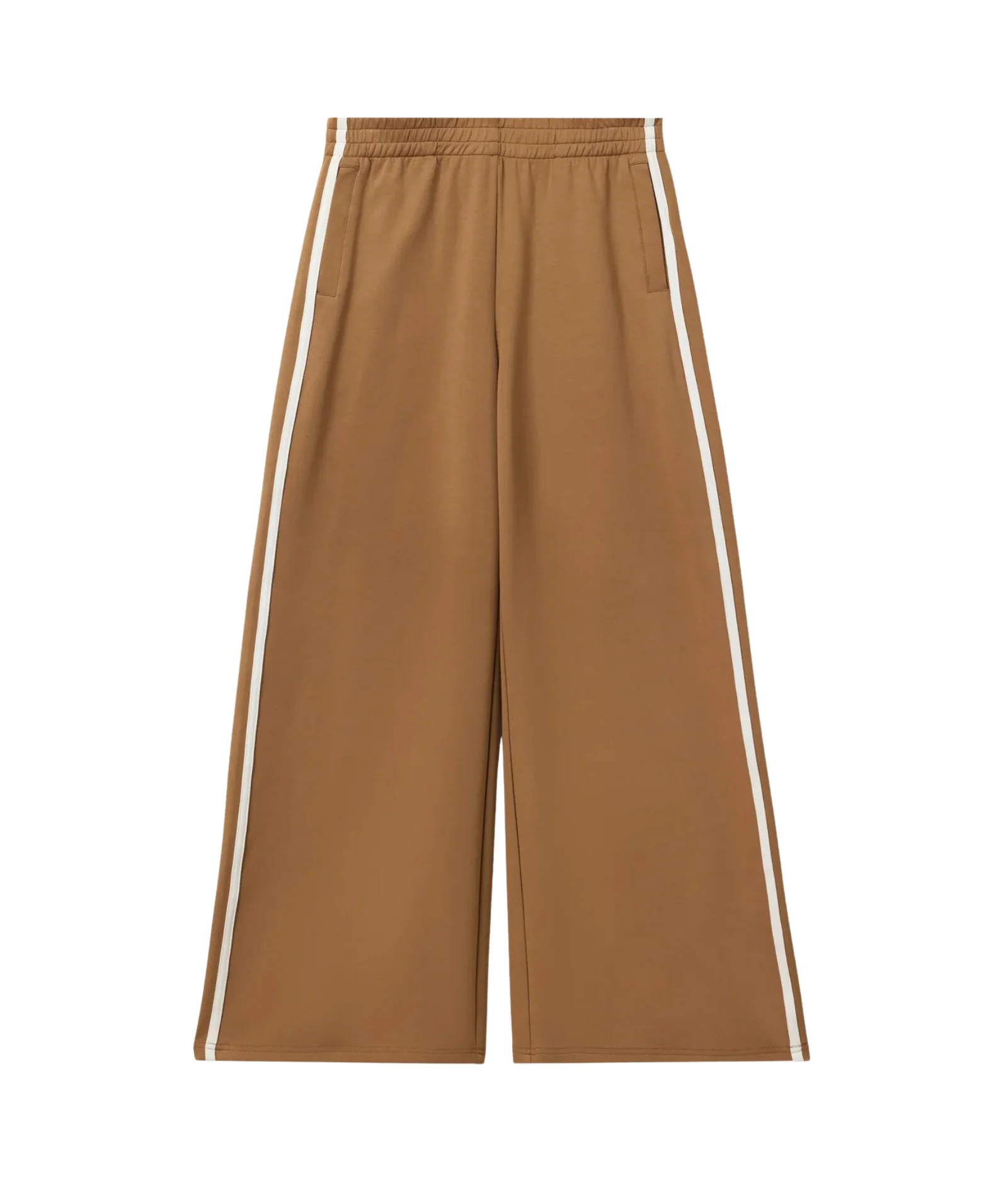 Perfect White Tee Women Mikos Travel Wide Leg Sweatpants - Image 5