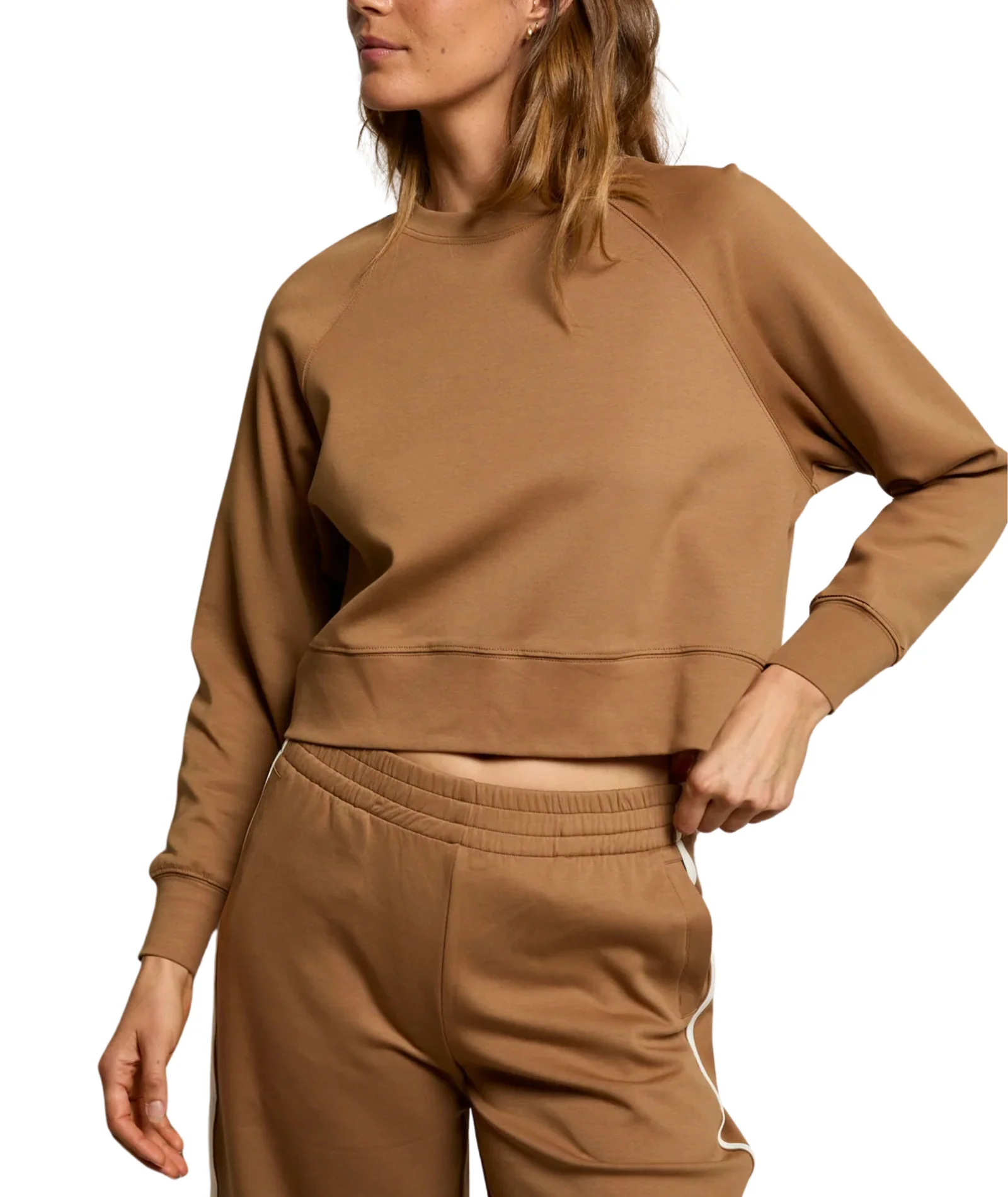 Perfect White Tee Women Nell Travel Crew Sweatshirt - Image 6