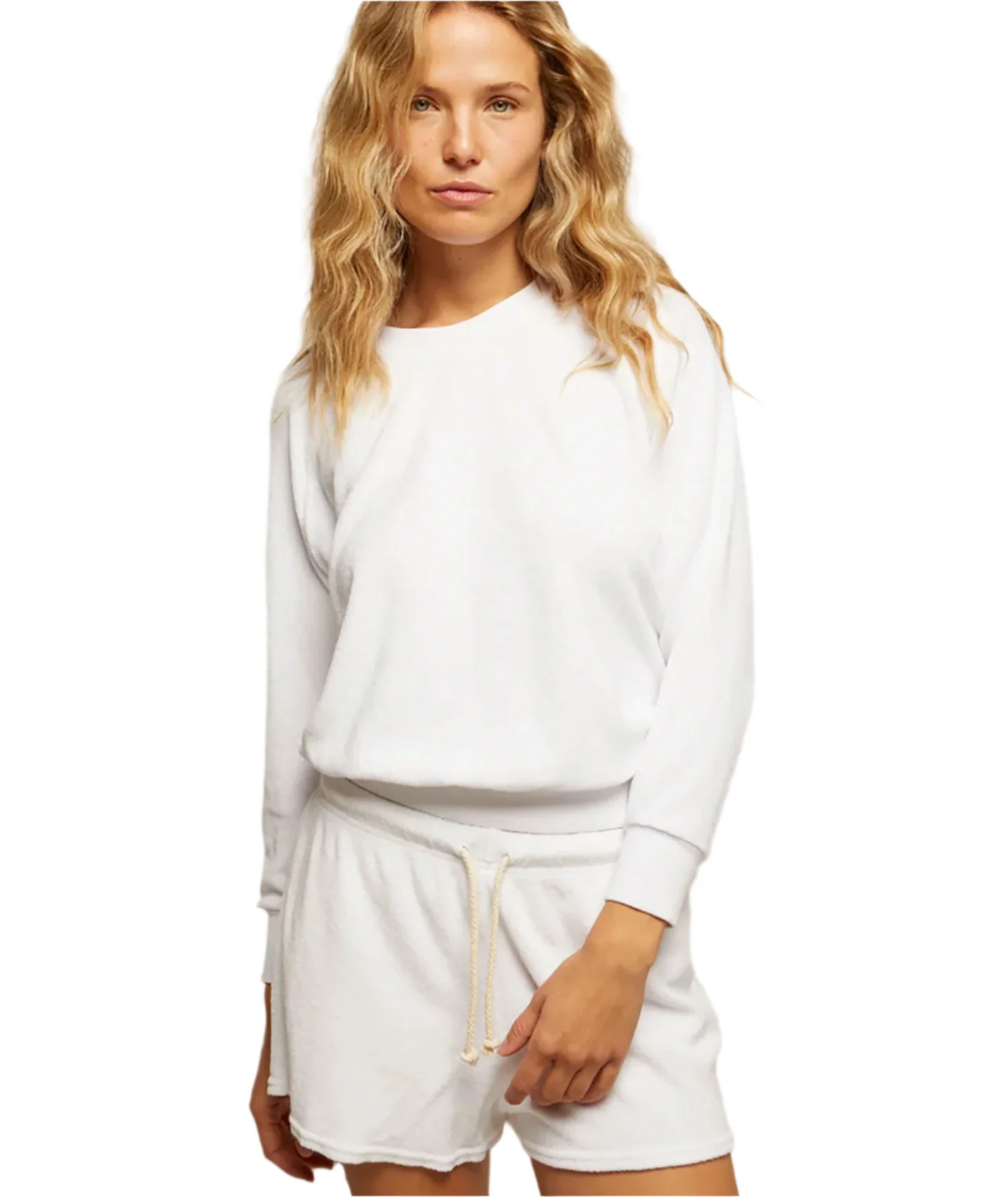 Perfect White Tee Women Saylor Loop Terry Sweatshirt
