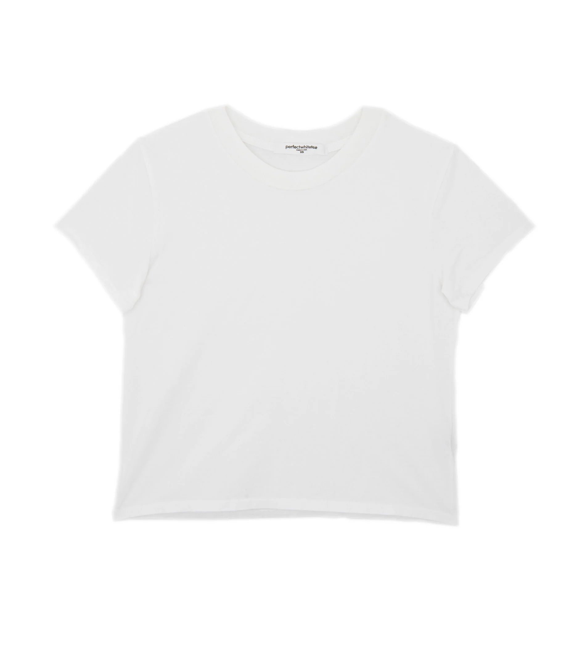 Perfect White Tee Women Springsteen Crew Baby Tee - Image 4