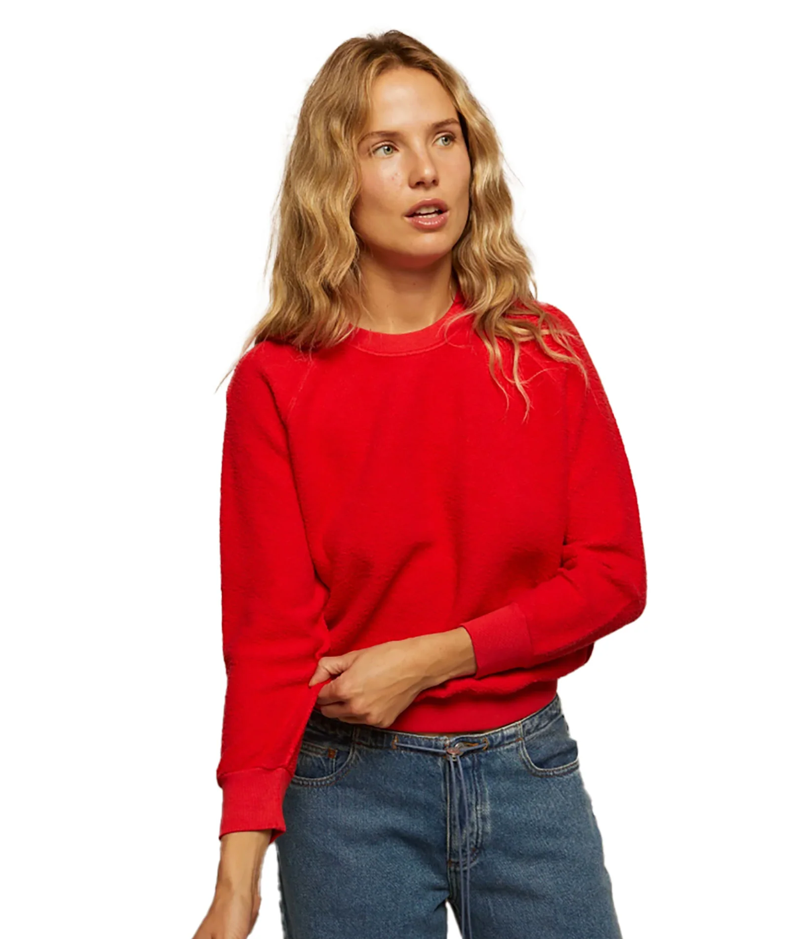 Perfect White Tee Women Ziggy Inside Out Fleece Sweatshirt - Image 16