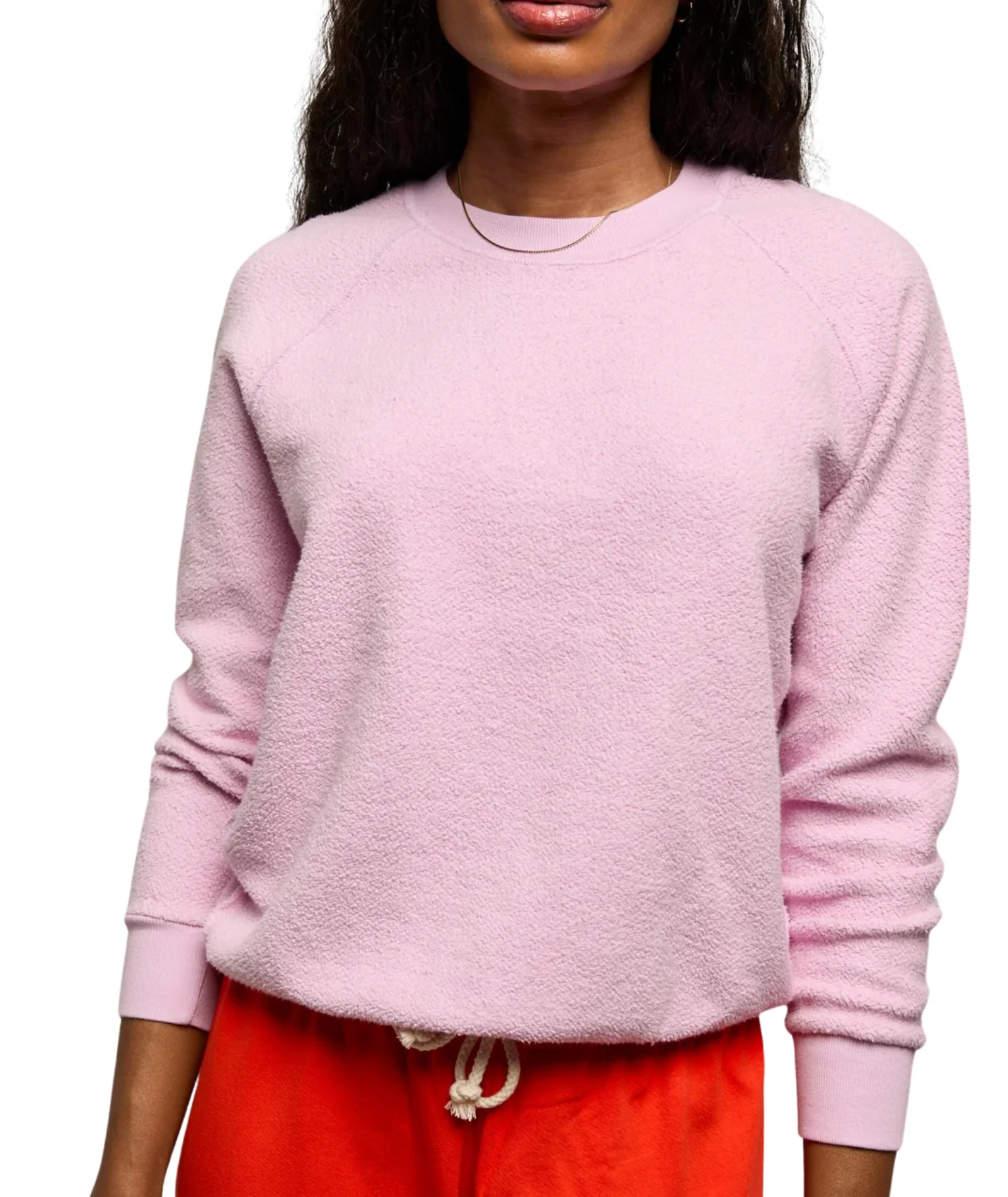 Perfect White Tee Women Ziggy Inside Out Fleece Sweatshirt - Image 9