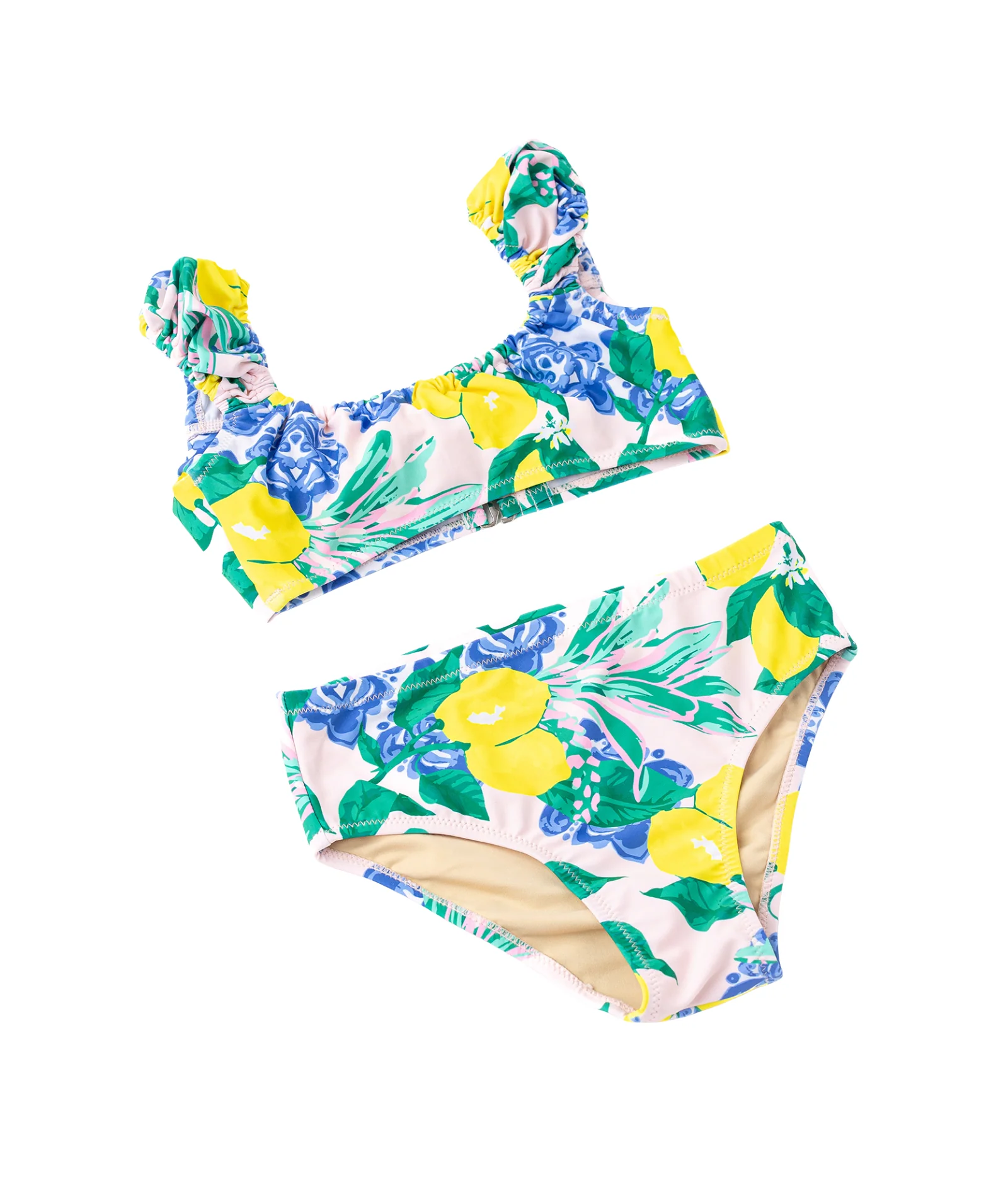 Petra Cap Sleeve 2 Piece Santorini Citrus - Image 3