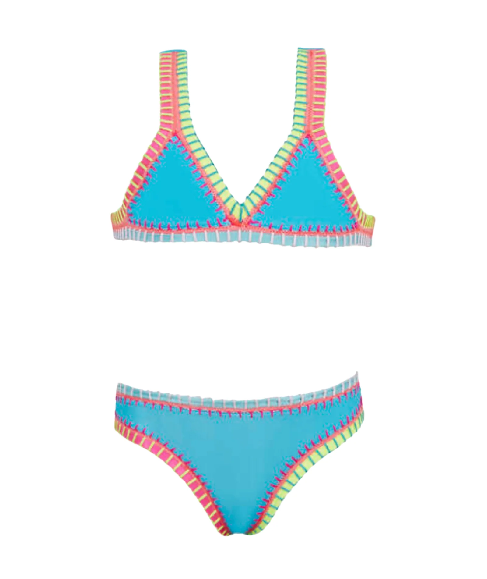 PQ Girls Rainbow Embroidered Bikini - Image 3