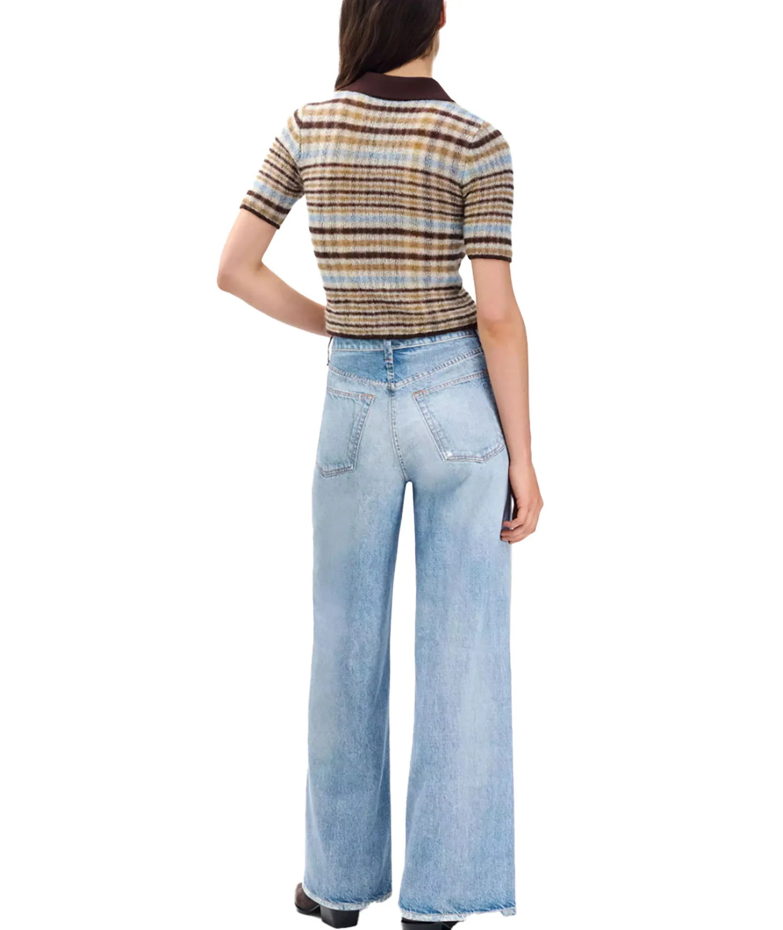 Rag & Bone Women Miramar Terry Sofie Wide Pants Raily - Image 6