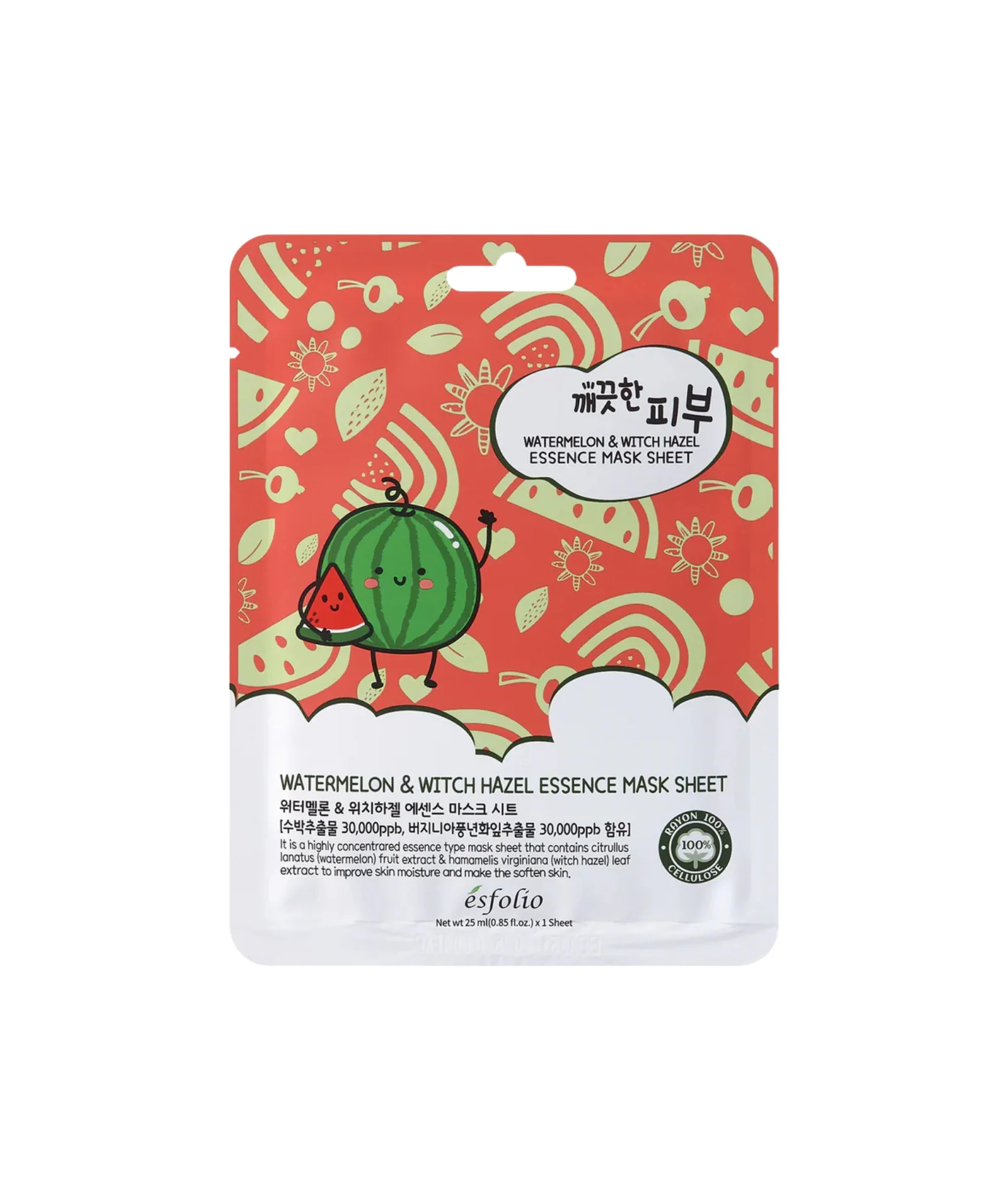 Rose Essence Sheet Face Mask Watermelon