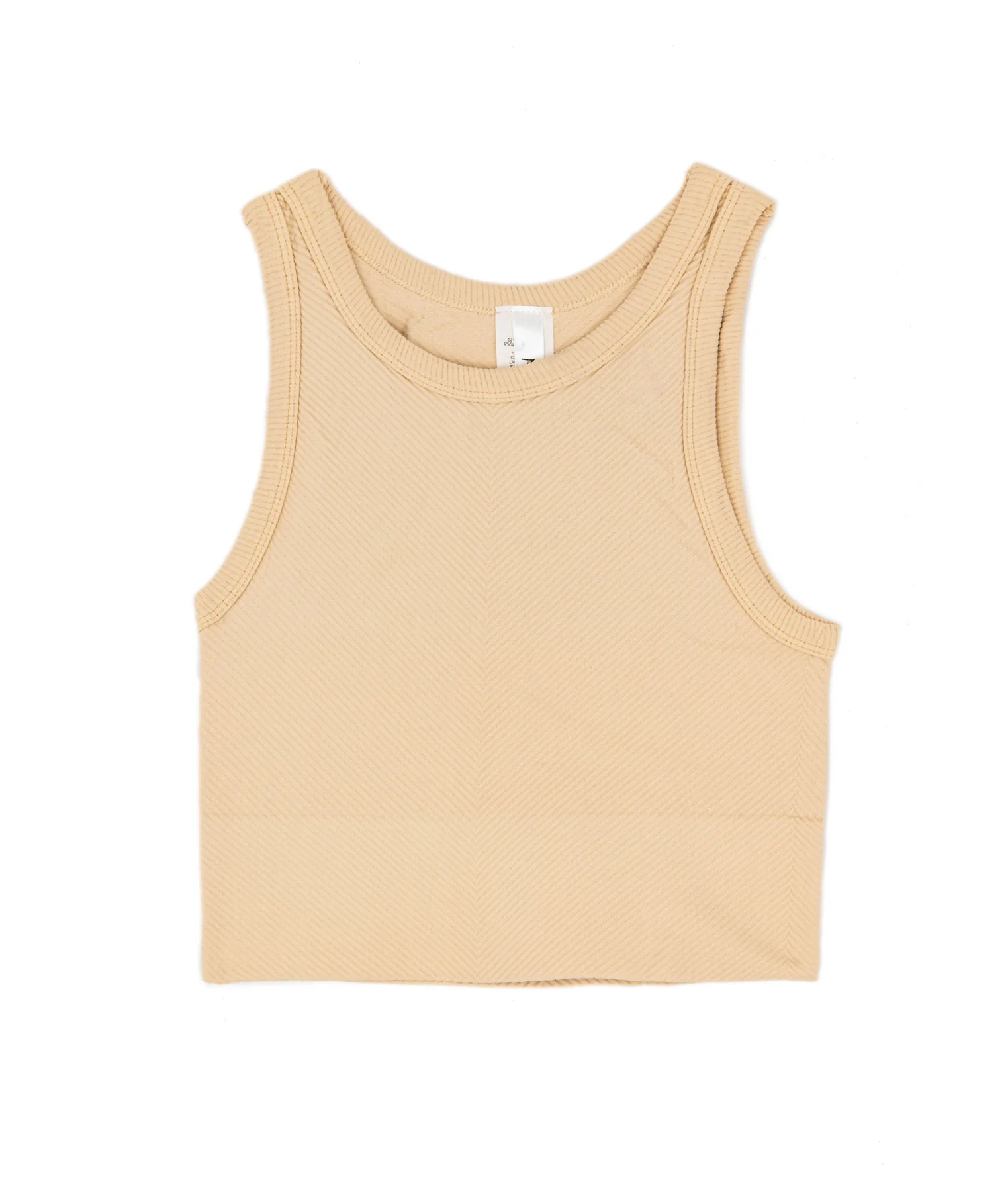Sawyer Chevron Highneck Crop Top Women 2 - Image 4