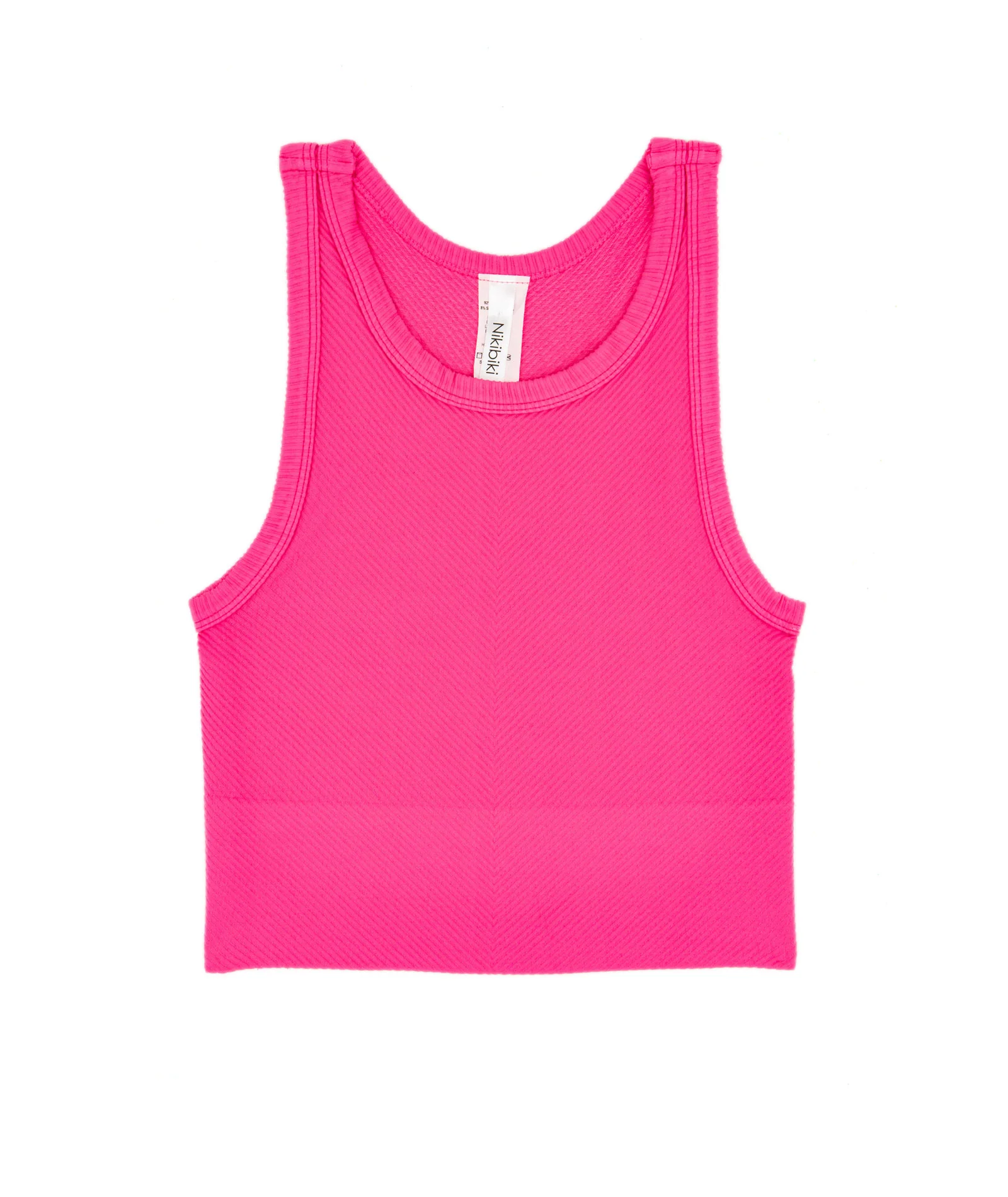 Sawyer Chevron Highneck Crop Top Women 2 - Image 6