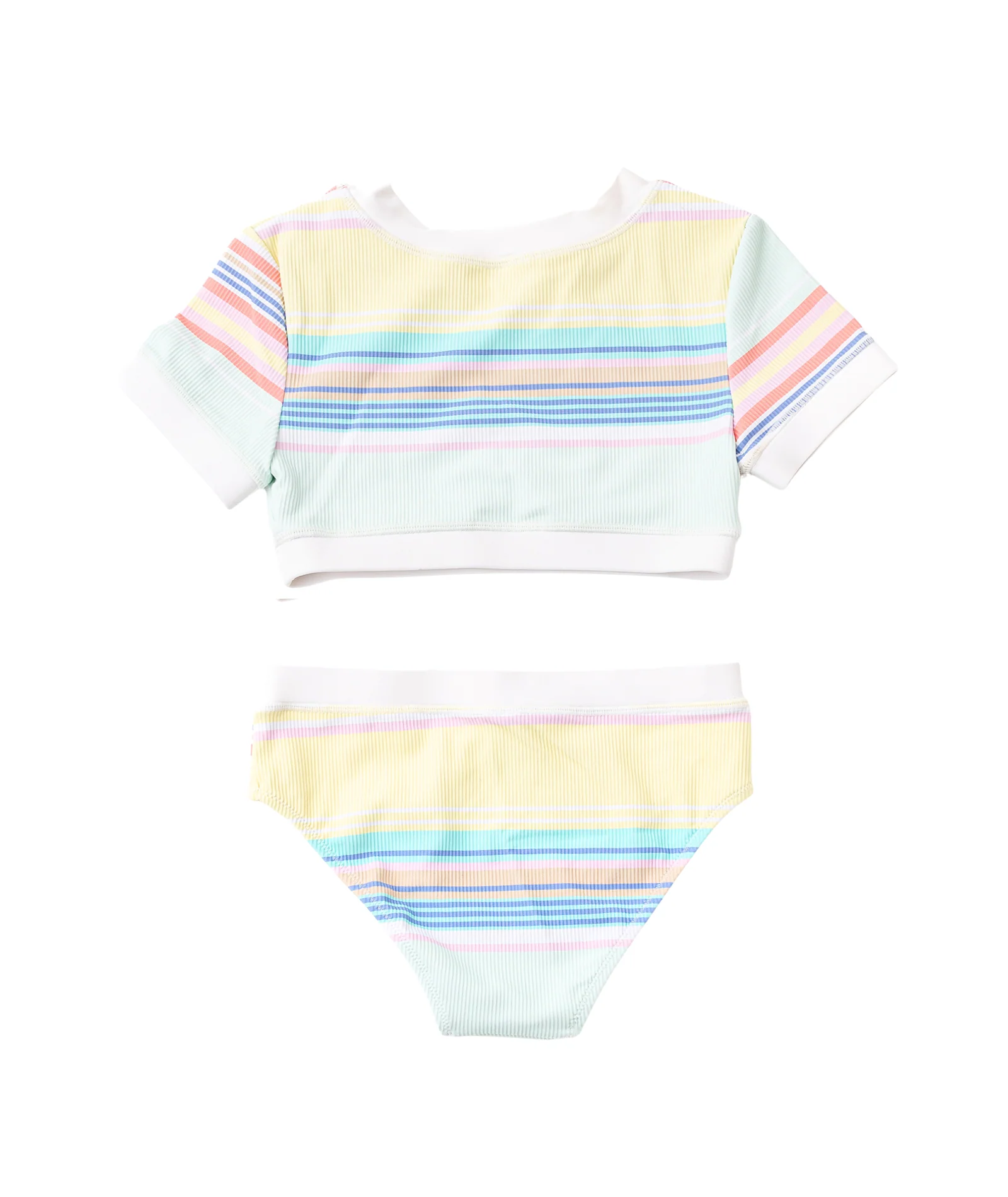 Carys Ribbed Crop 2 Piece Surfer - Image 2