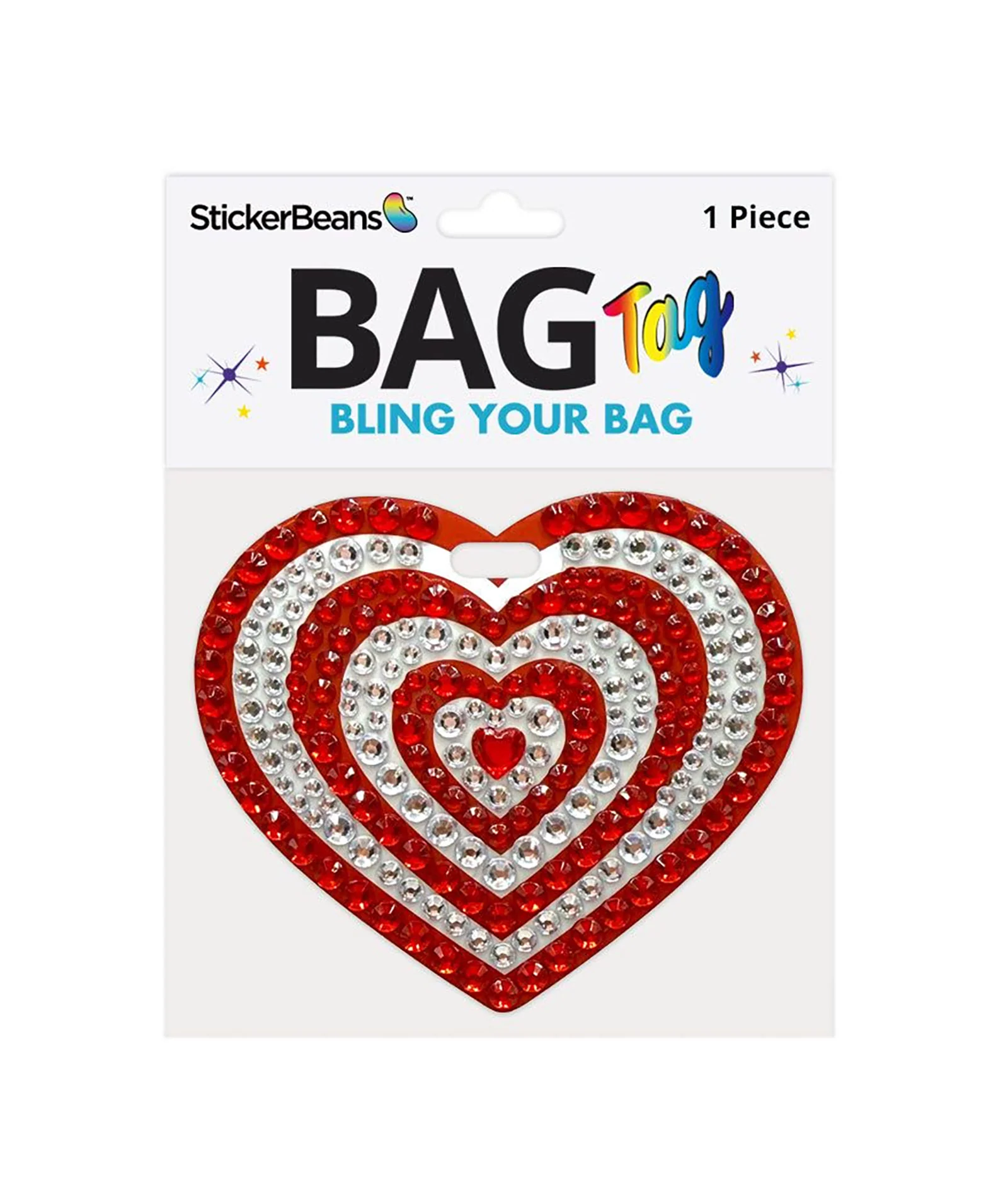 Sticker Beans Camp Spirit Heart Bag Tag - Image 5