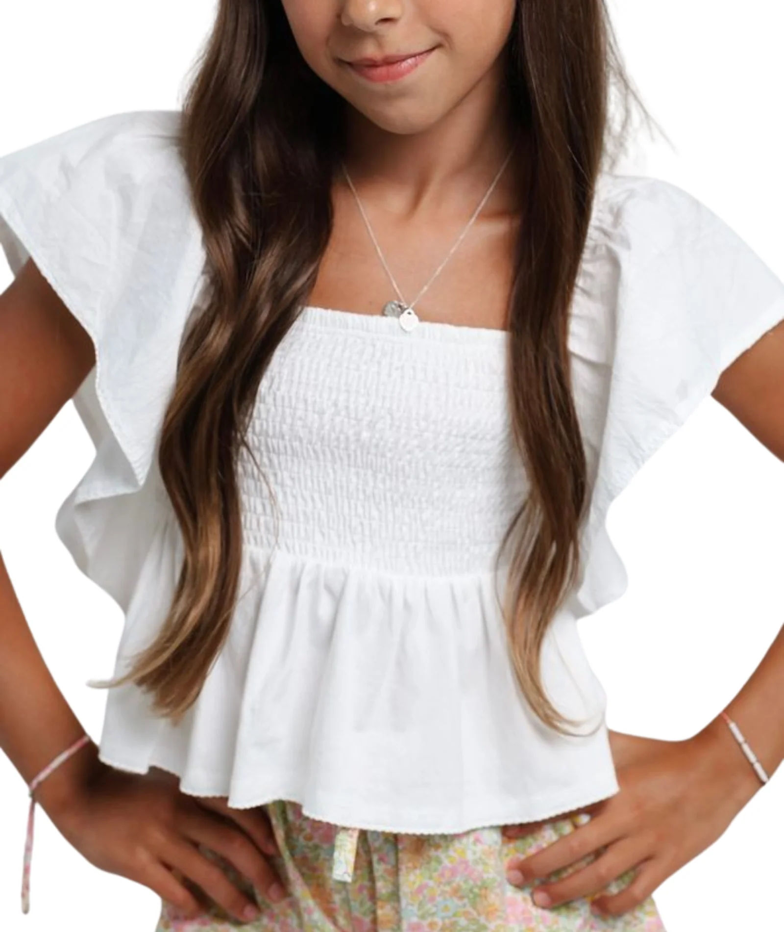 Summer Loving Girls Aurora Top White - Image 4