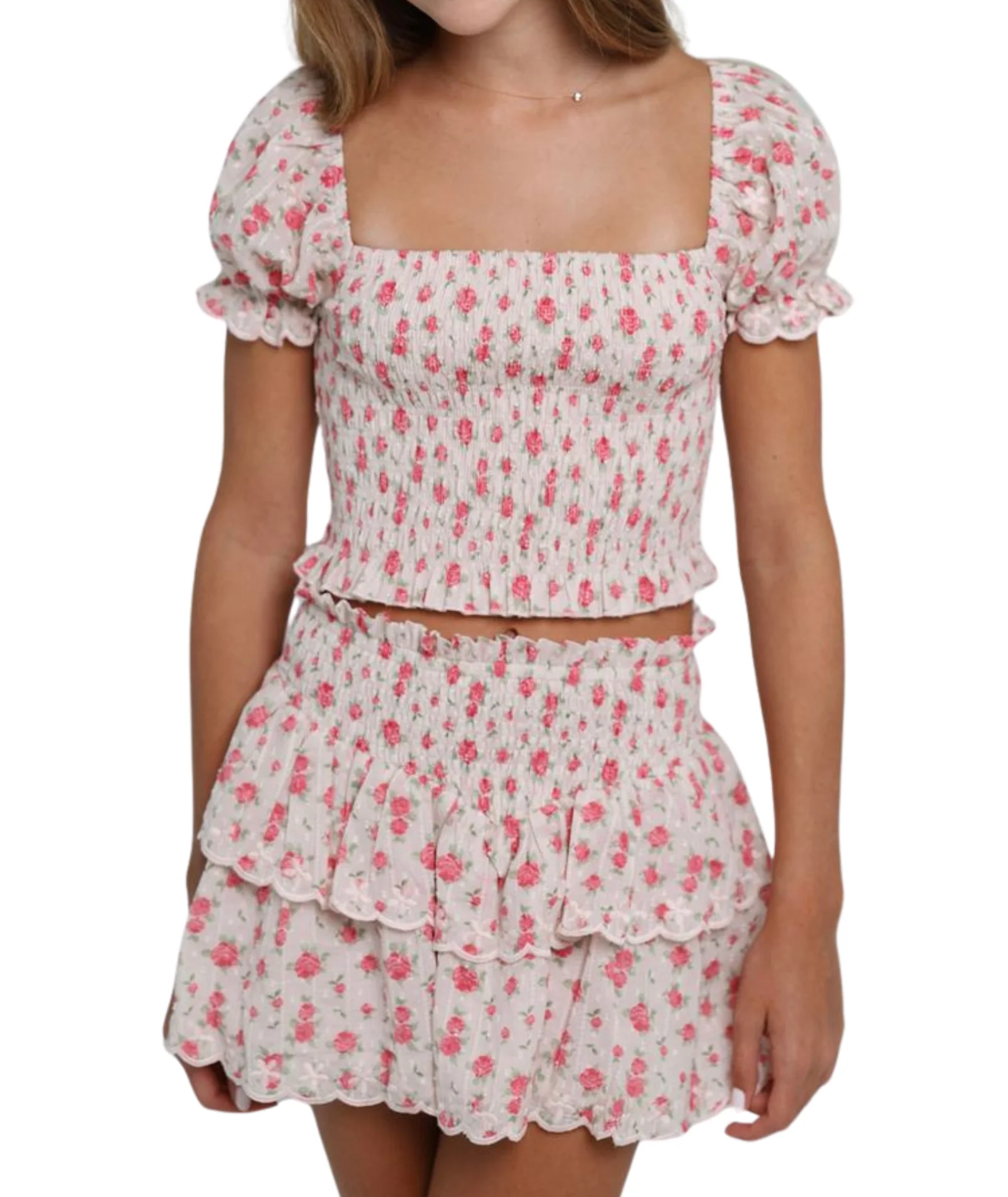 Summer Loving Girls Eden Skirt Petite Rose - Image 4