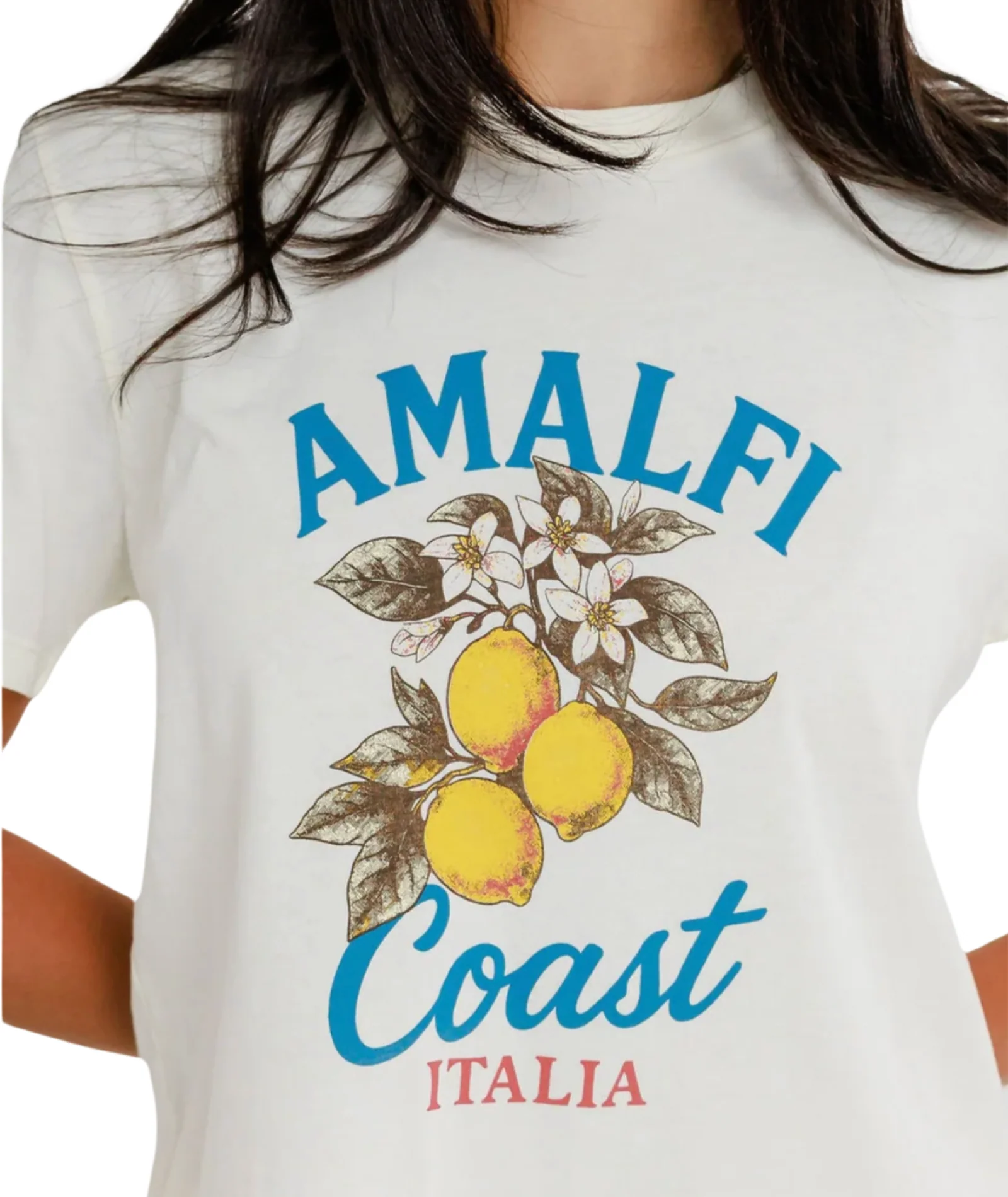 Sunny Somewhere Women Amalfi Coast Italia Everyday Tee - Image 2