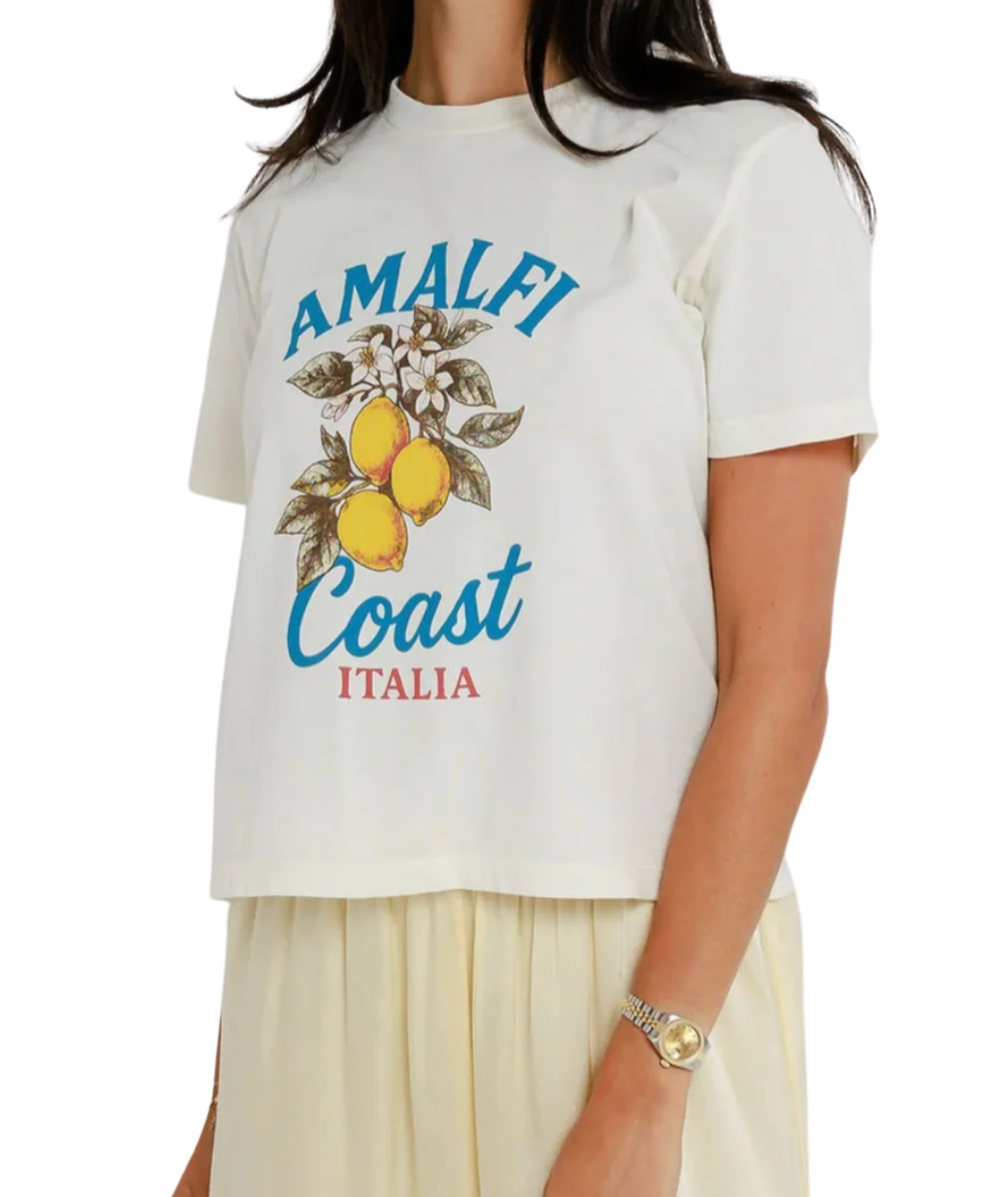 Sunny Somewhere Women Amalfi Coast Italia Everyday Tee - Image 3