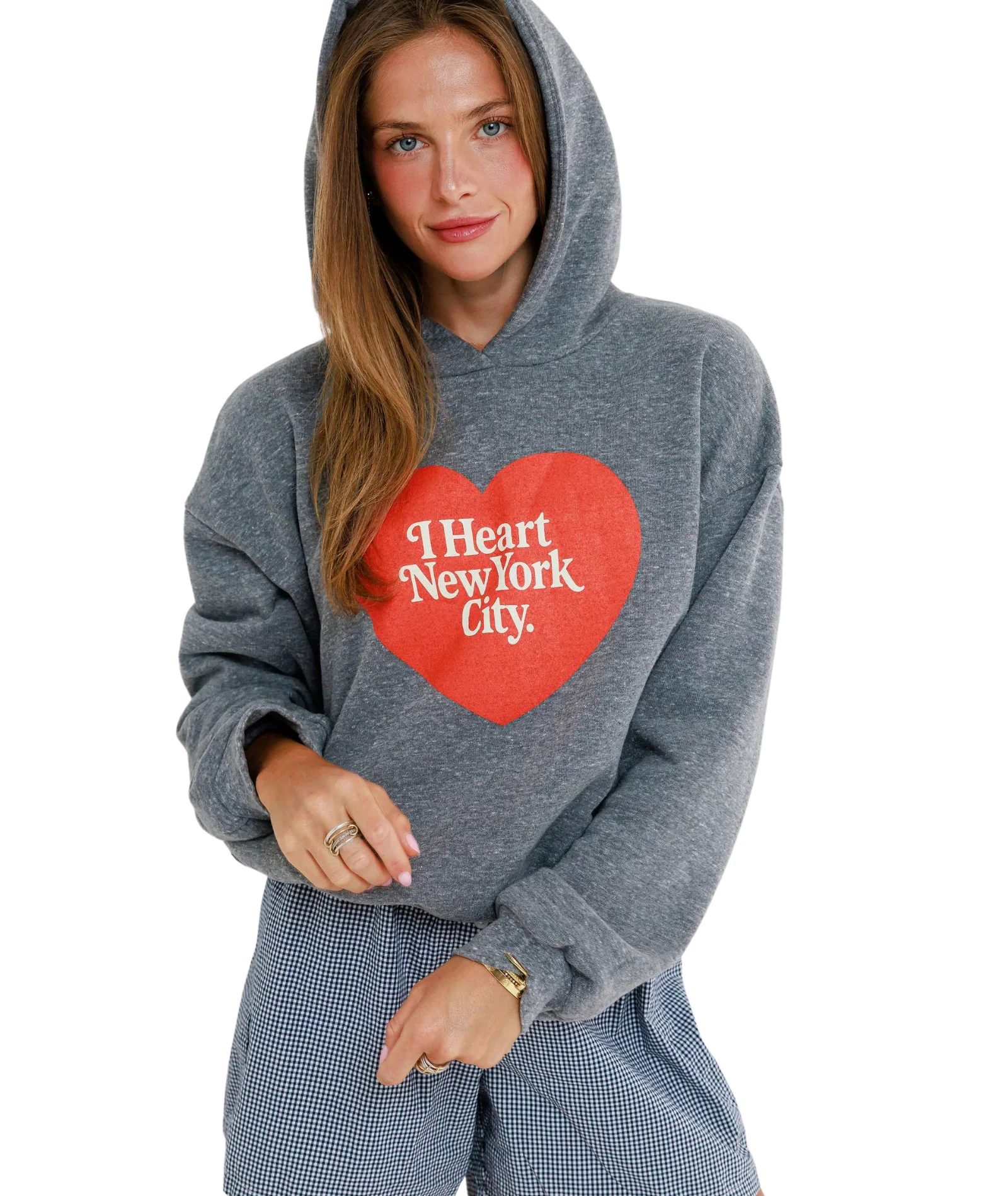 Sunny Somewhere Women Somebody in NYC Heart Classic Hoodie - Image 2