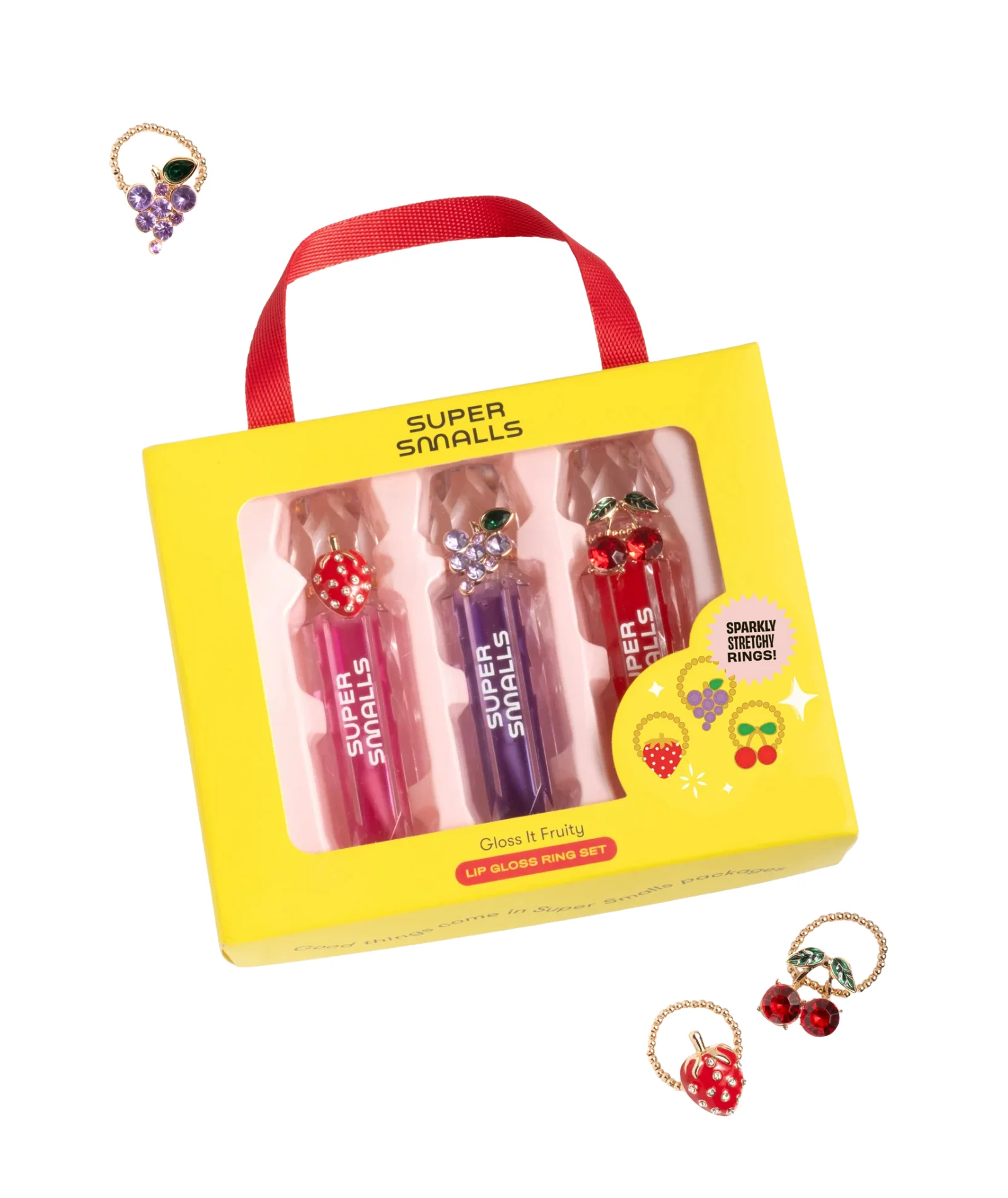 Super Smalls Gloss it Fruity Lip Gloss Ring Set