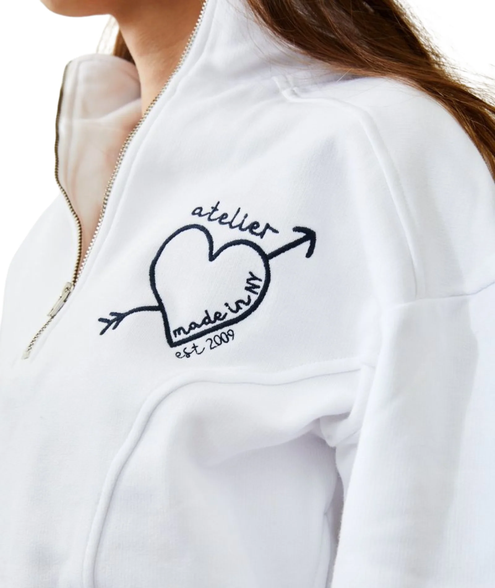 Theme Girls Crosby Half Zip Atelier Sweatshirt - Image 2