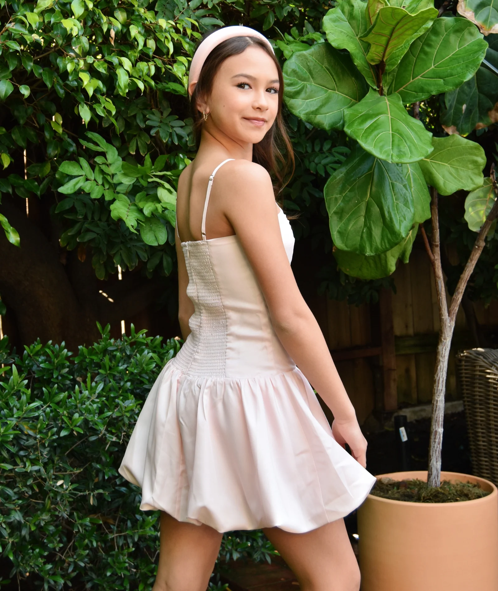 Theme Girls Bailey Pastel Pink Taffeta Ballet Dress - Image 4