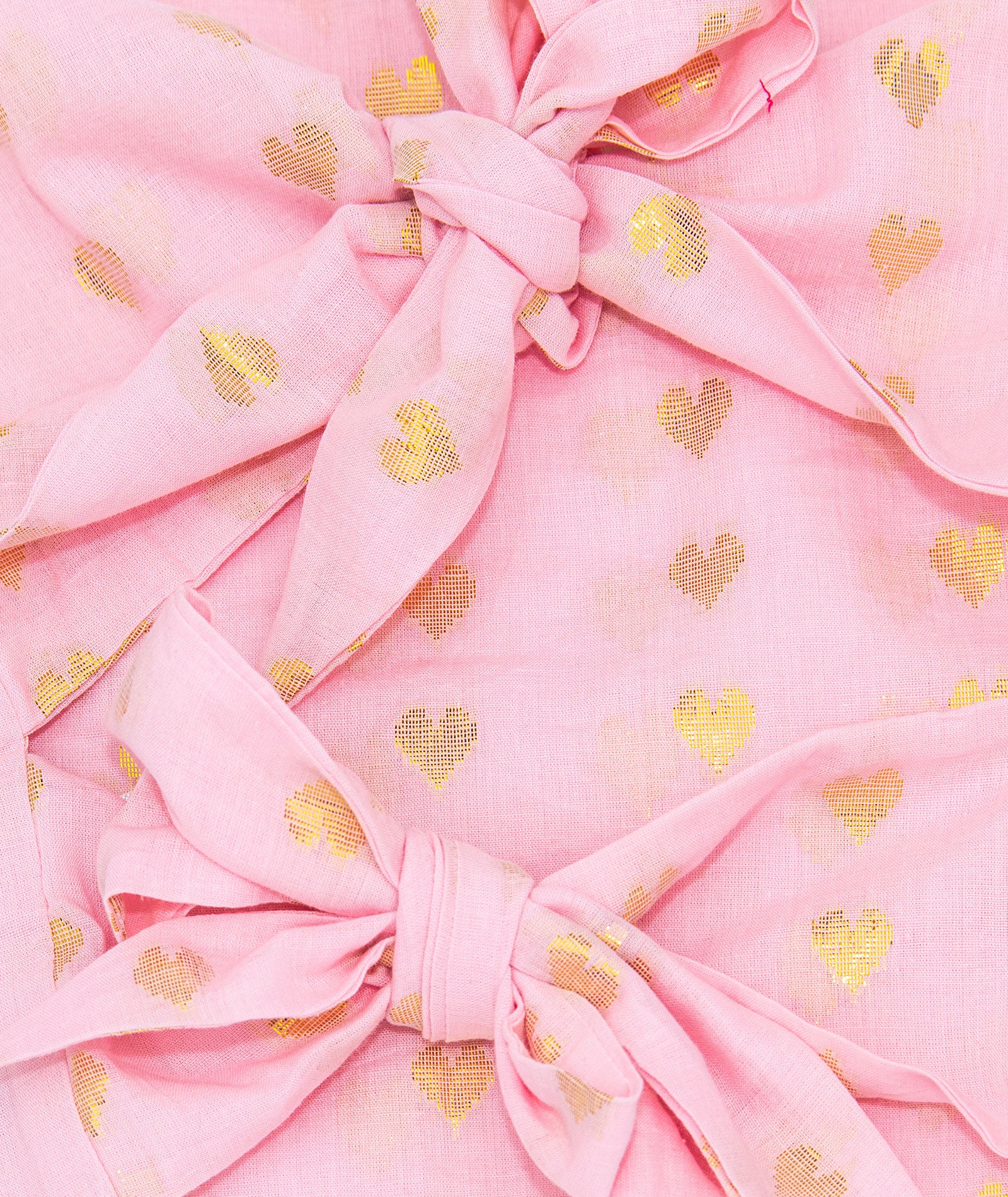 Theme Girls Noa Pastel Pink Hearts Tie Back Top - Image 7