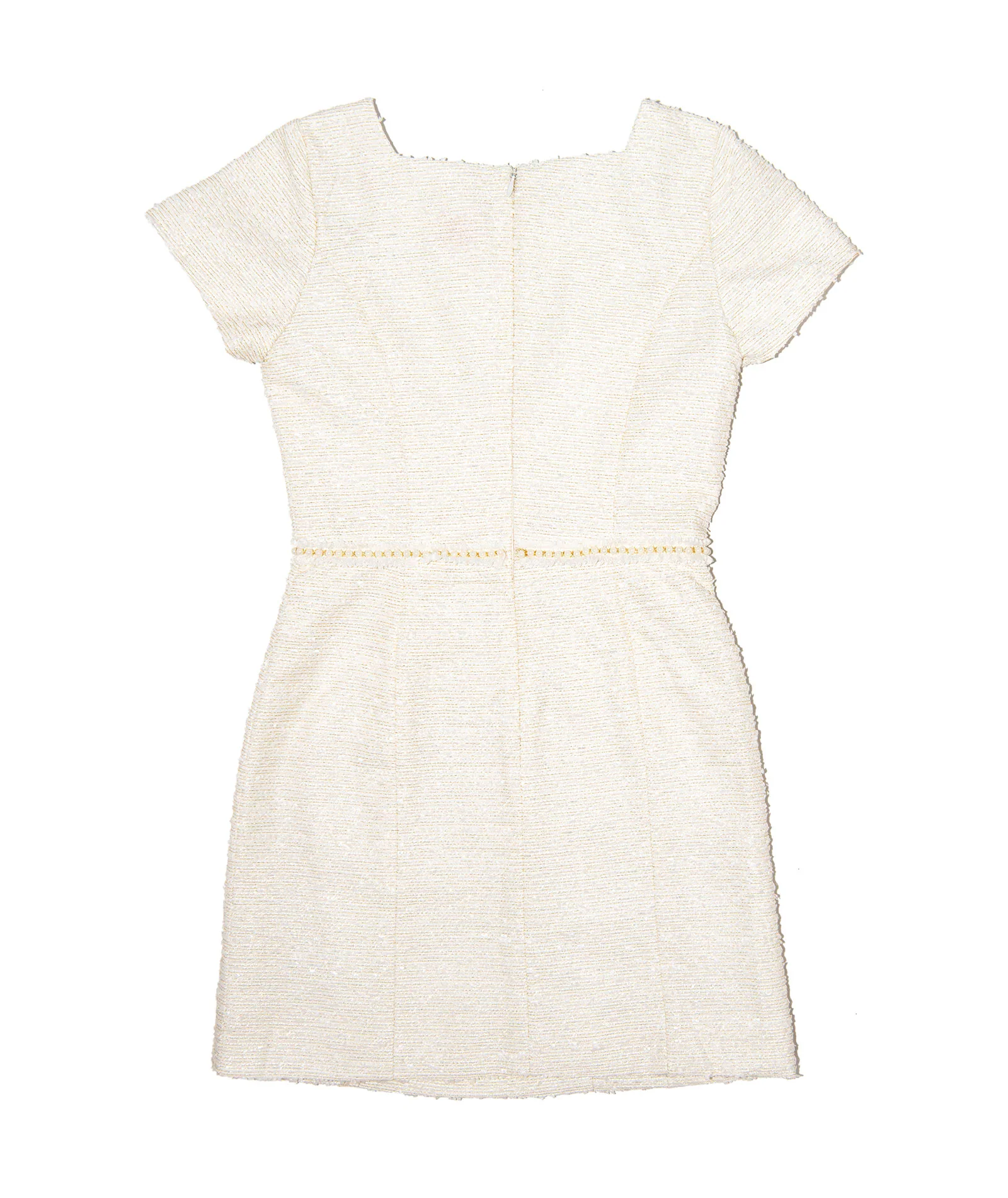 Zoe Ltd. Juniors Classic New York Short Sleeve Pearl Waist Dress - Image 2